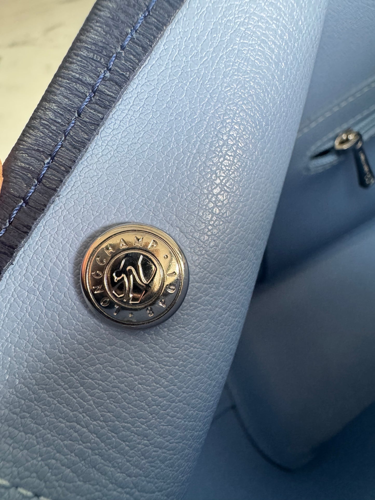 Longchamp Le Roseau Tote - Navy