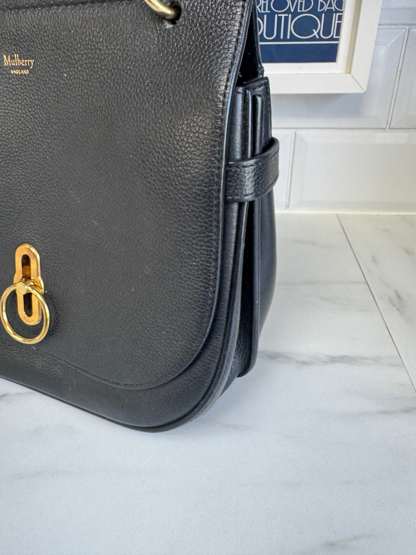 Mulberry Large Amberley - Black