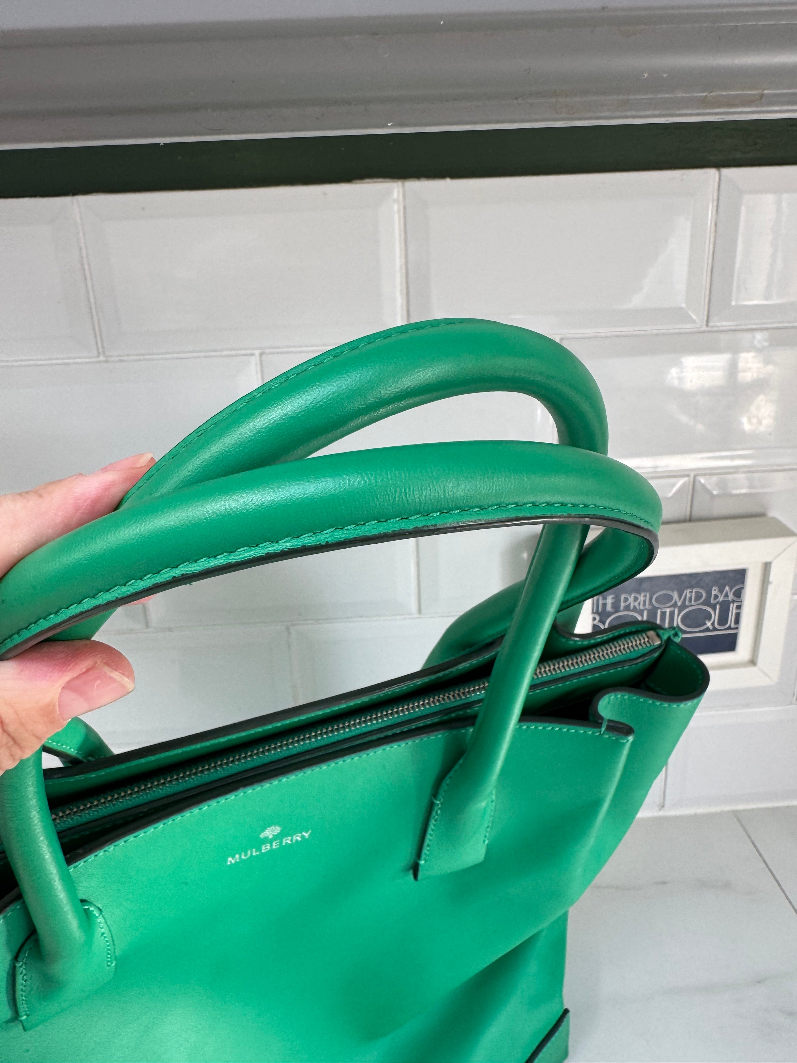Mulberry Arundel Tote - Green – The Preloved Bag Boutique