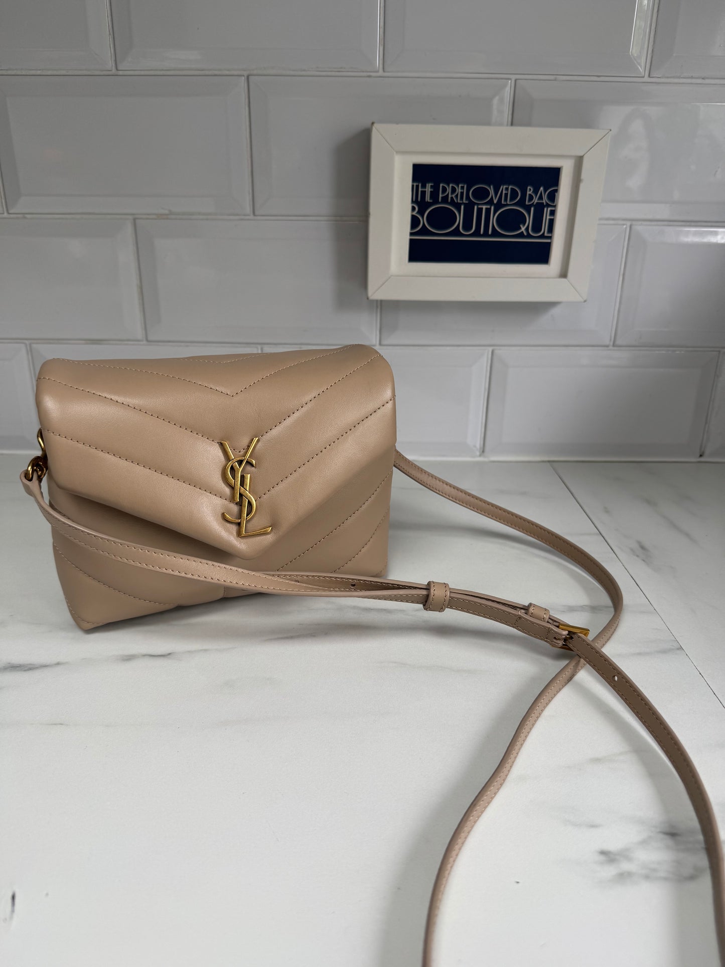 Saint Laurent Toy Lou Lou - Dark Beige