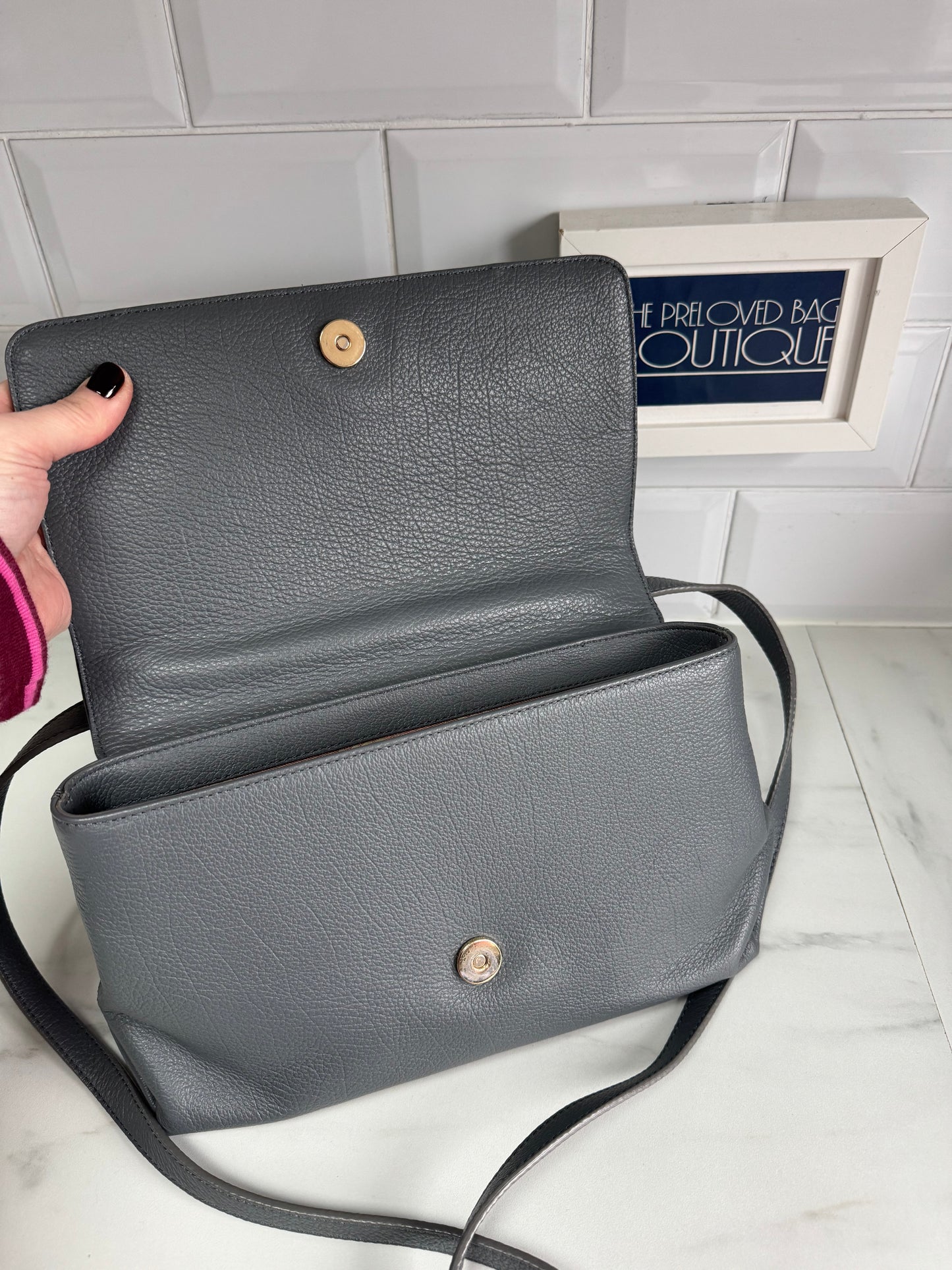 Vivienne Westwood “Balmoral” Shoulder Bag - Grey