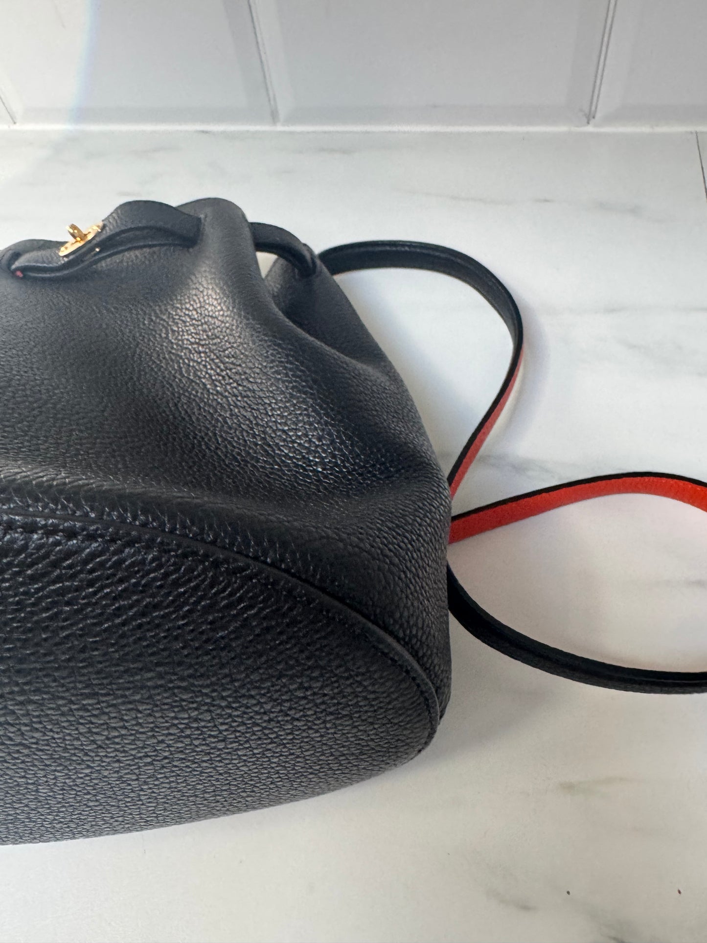 Mulberry Abbey Bag - Black and Orange