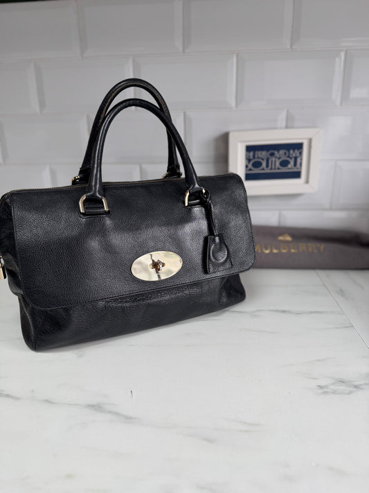 Mulberry Large Del Rey - Black