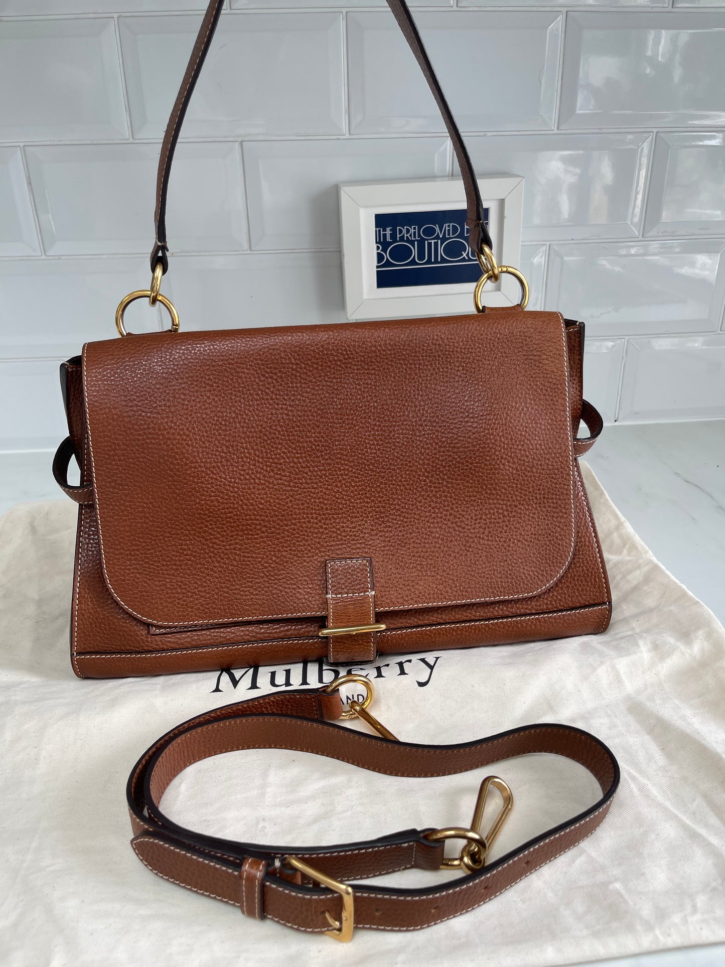 Mulberry Chiltern Satchel - Oak