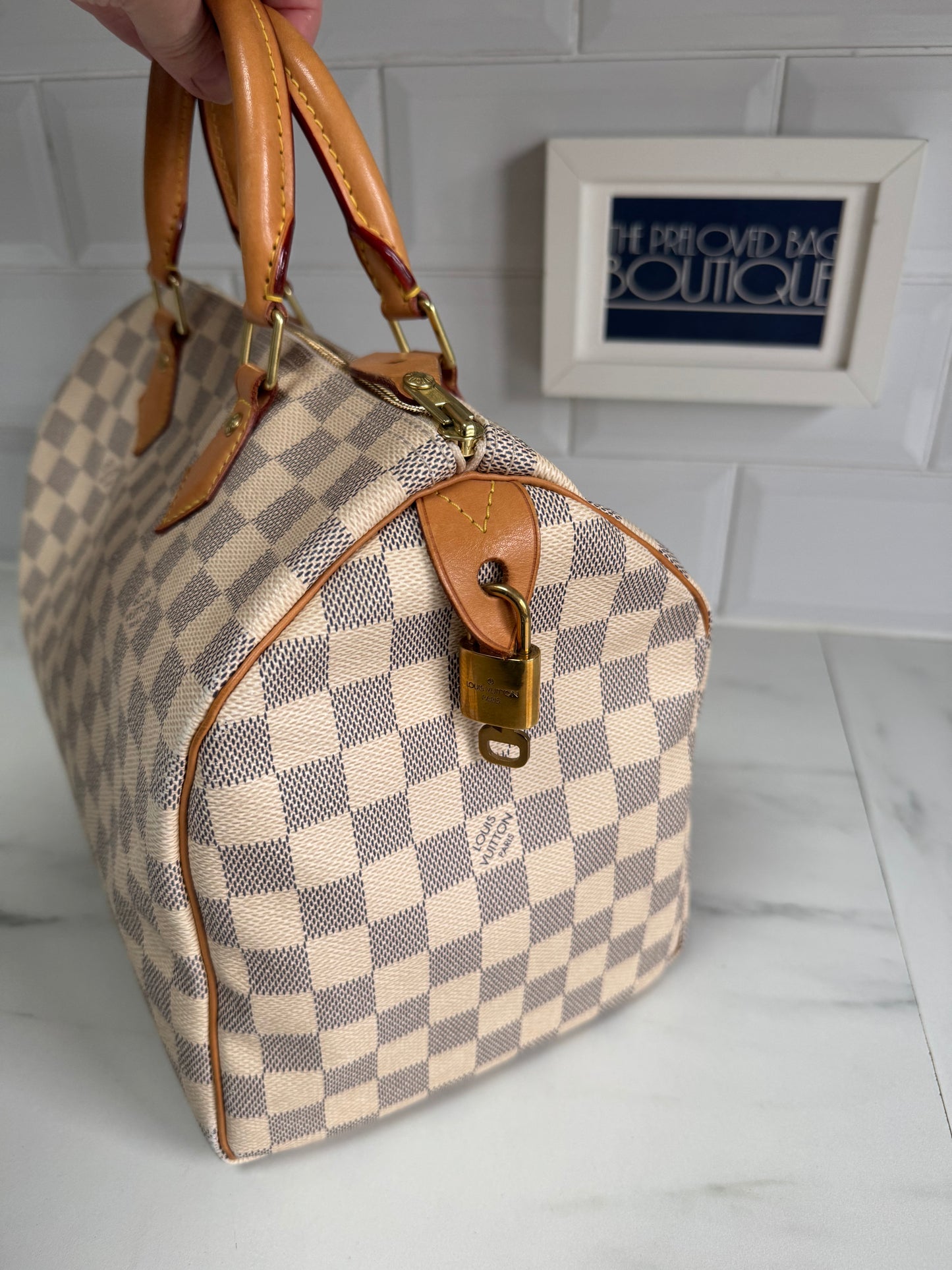 Louis Vuitton Speedy 30 - Damier Azure