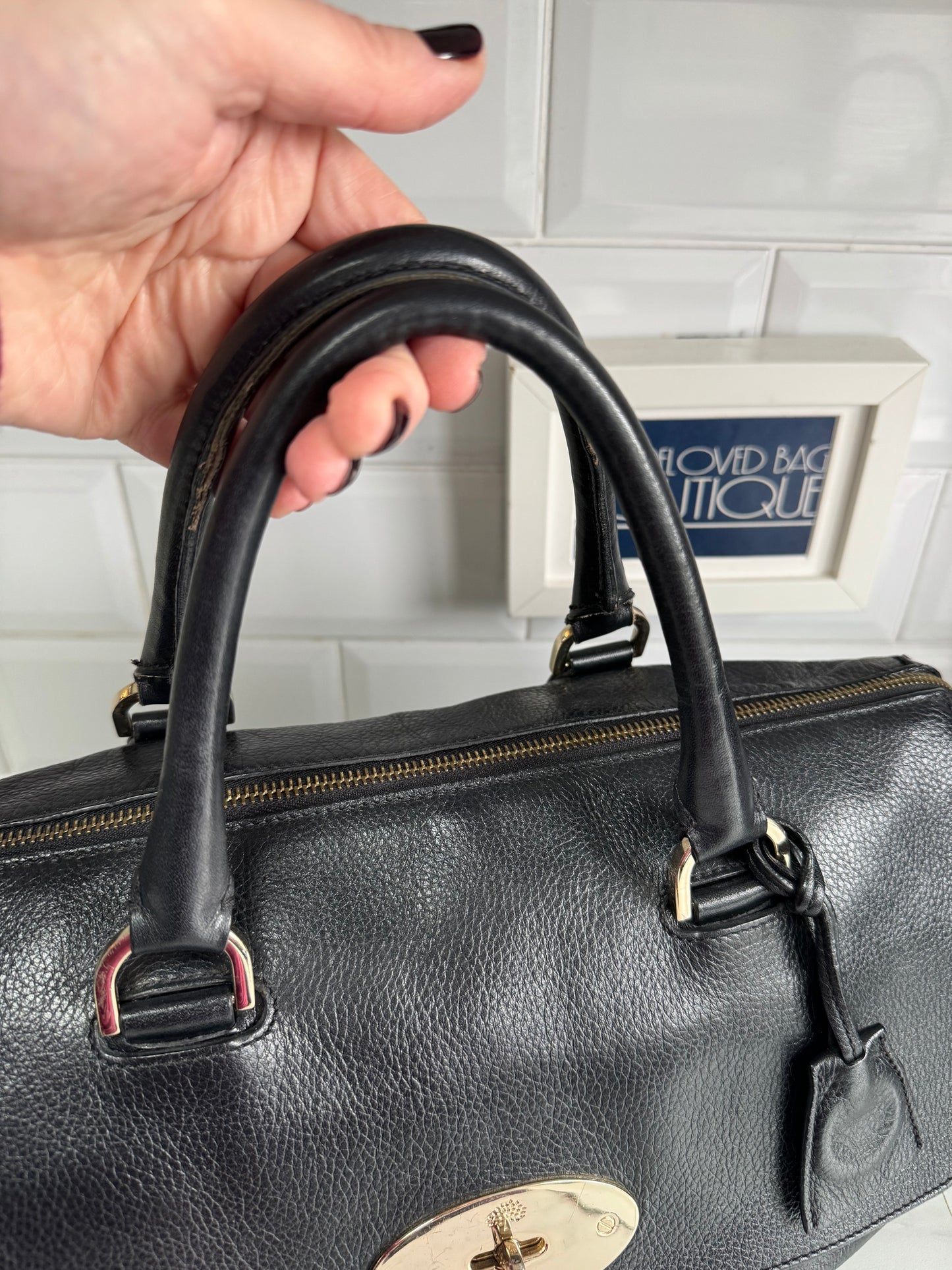 Mulberry Large Del Rey - Black