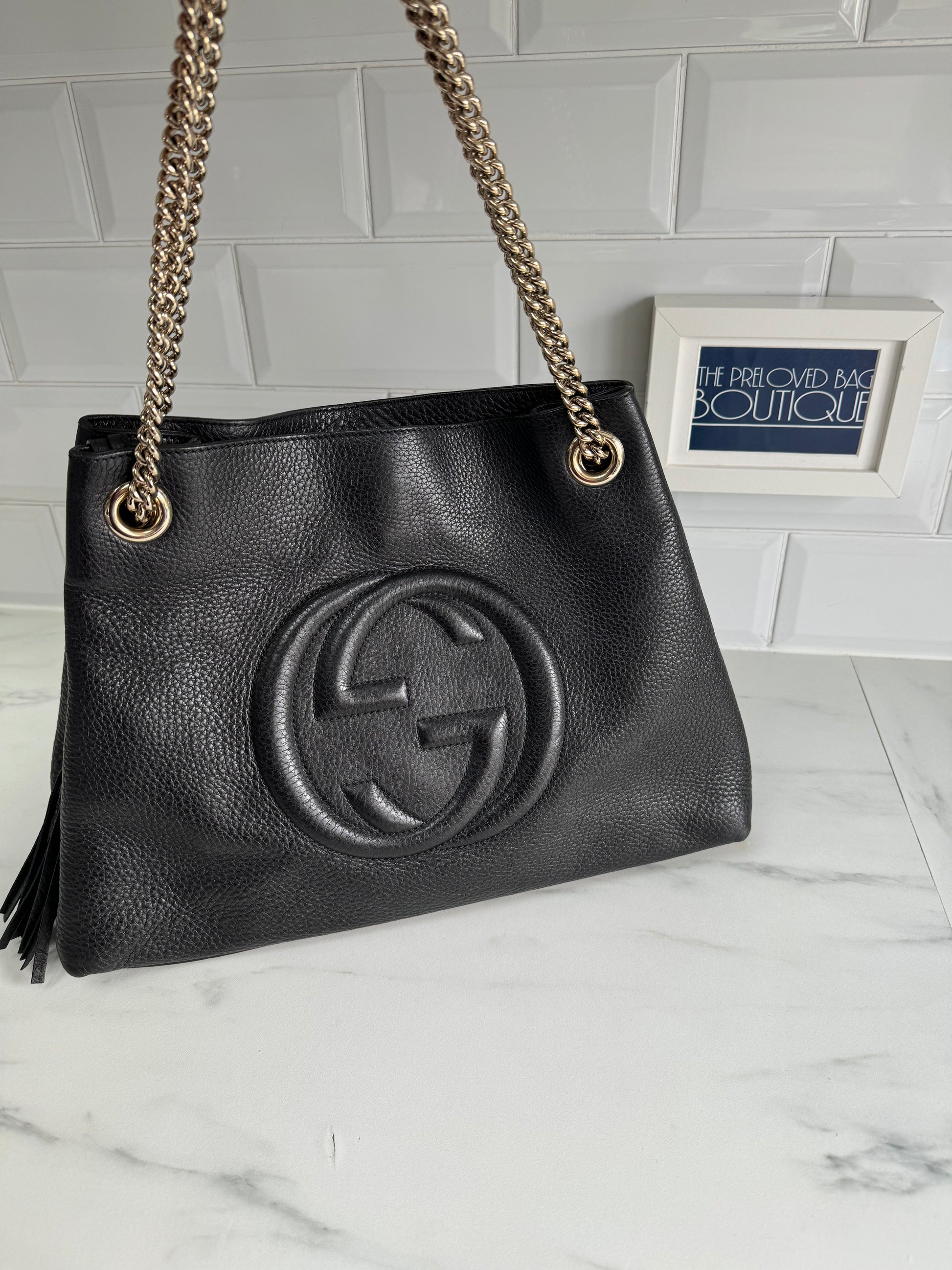 Used gucci soho discount bag