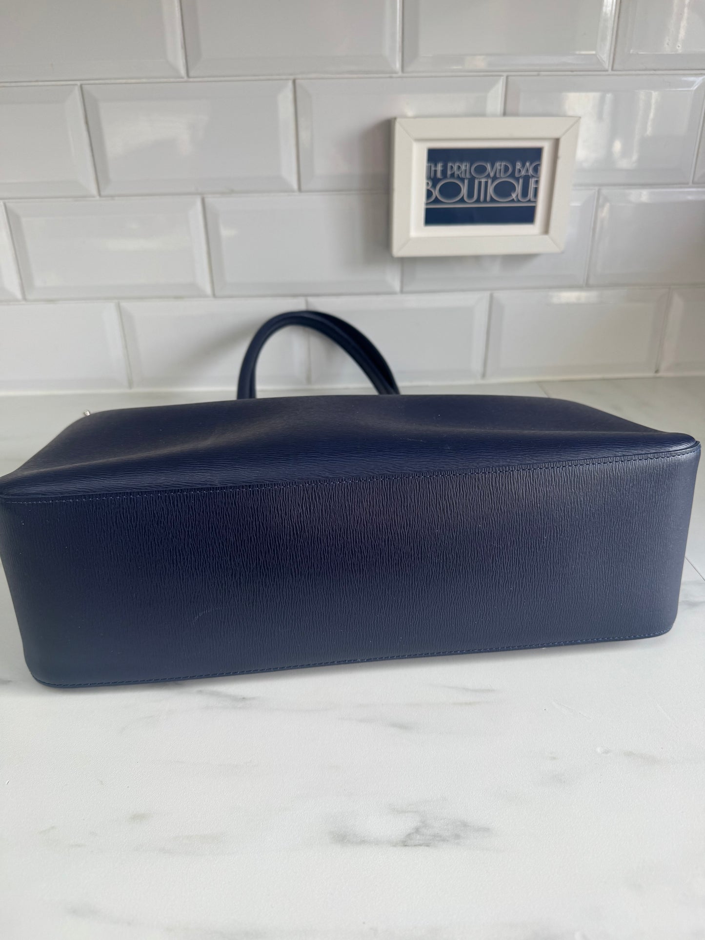 Longchamp Le Roseau Tote - Navy