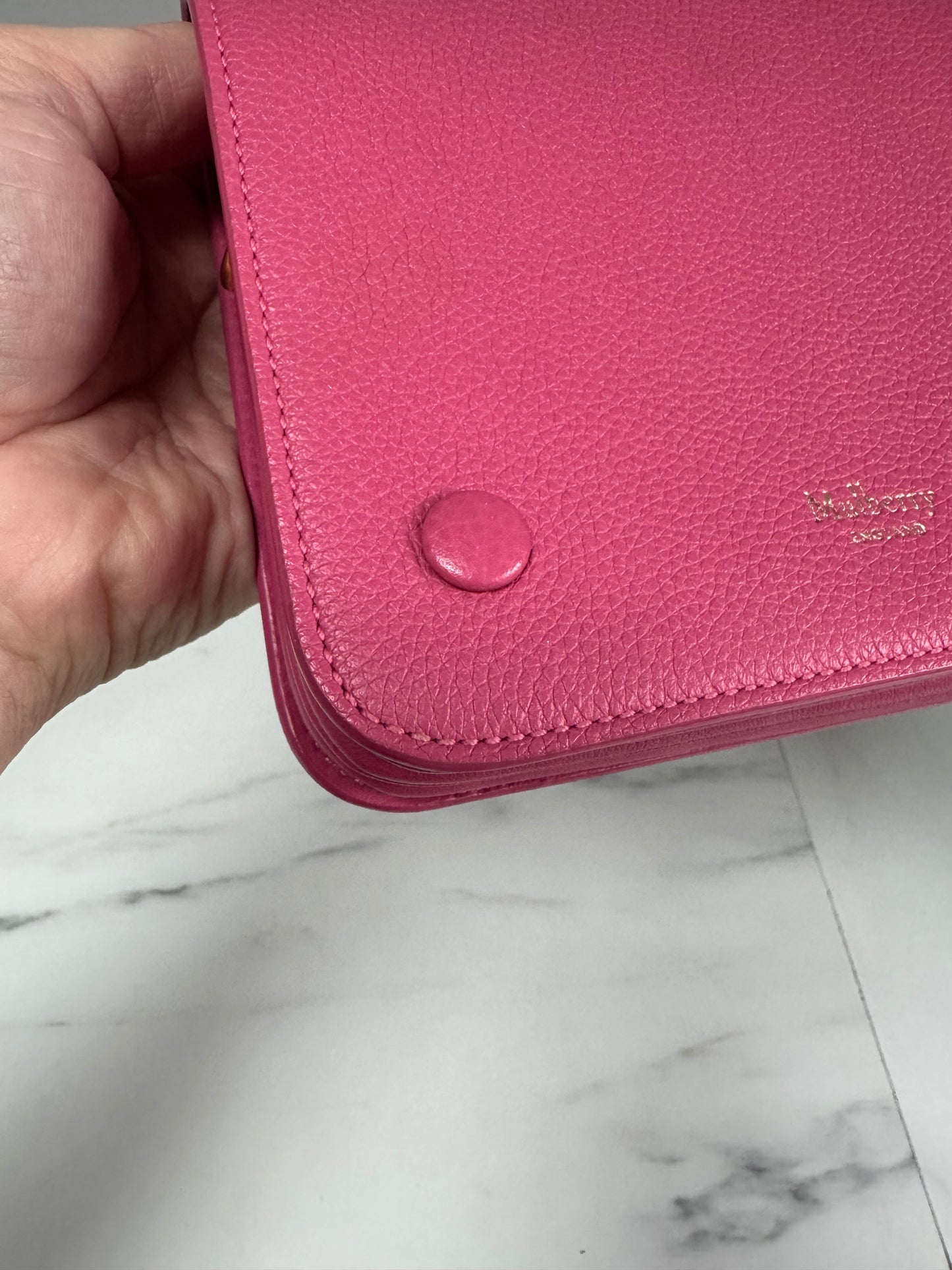 Mulberry Small Clifton - Candy Pink (no long strap)