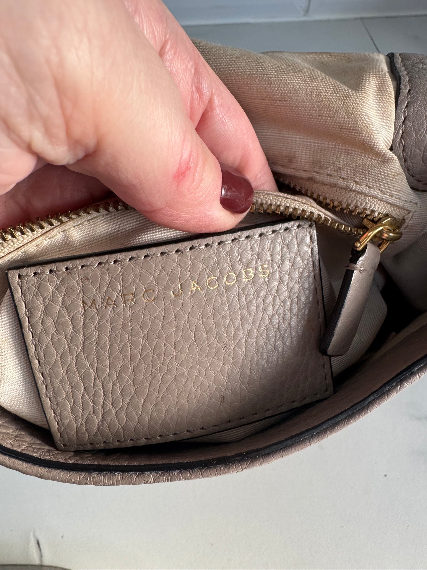 Marc Jacobs Nomad Recruit Small Saddle Bag - Grey