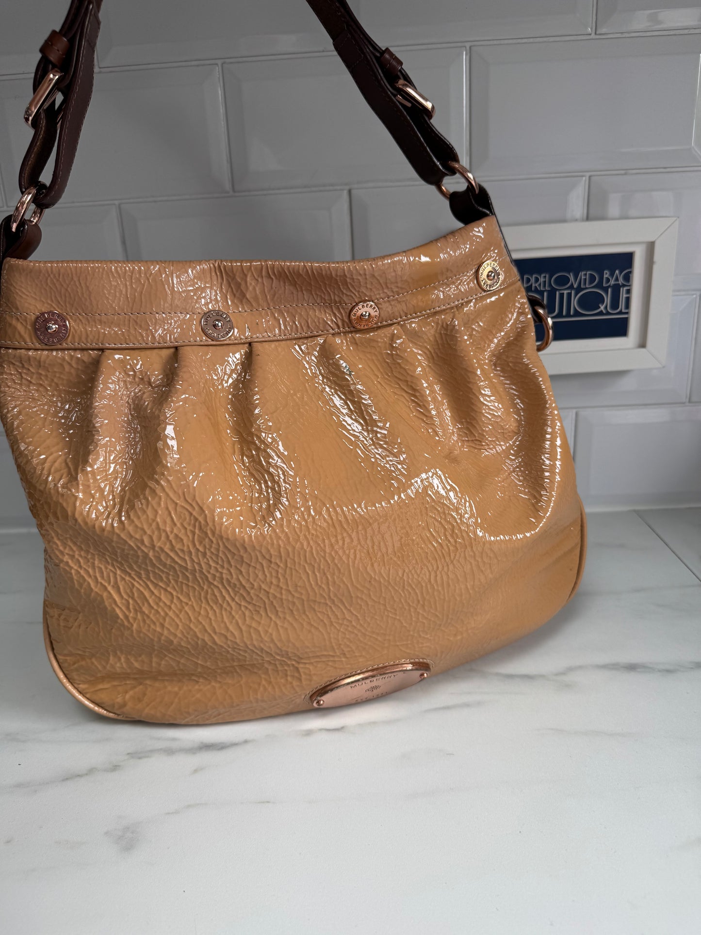 Mulberry Mitzy Messenger - Buttermilk