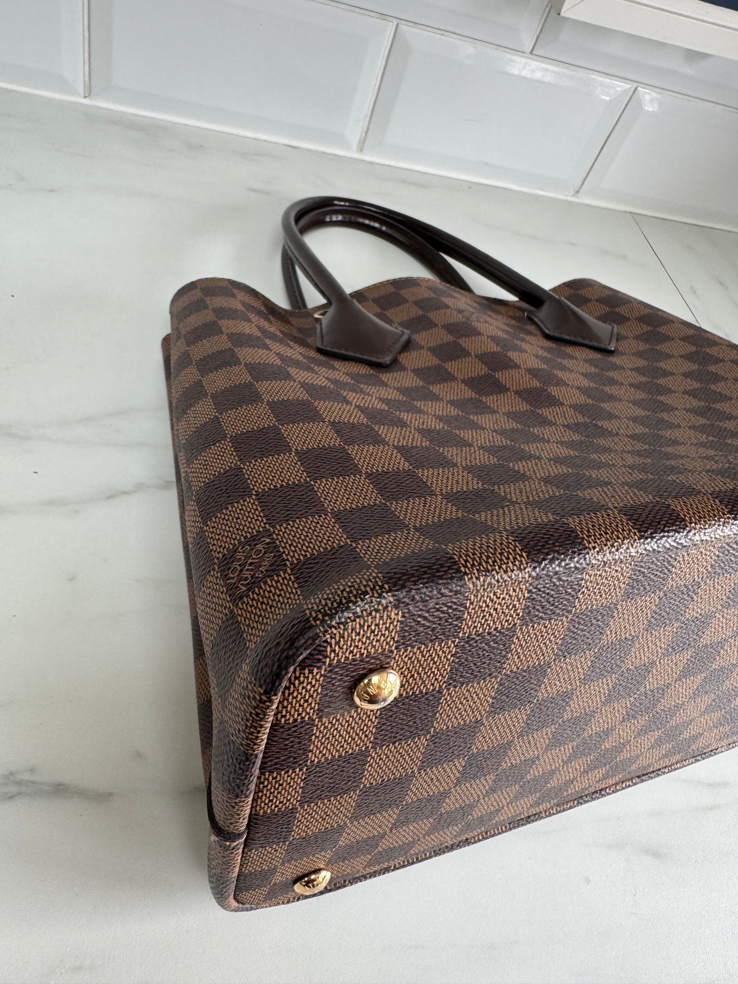 Louis Vuitton Kensington Tote - Damier Ebene