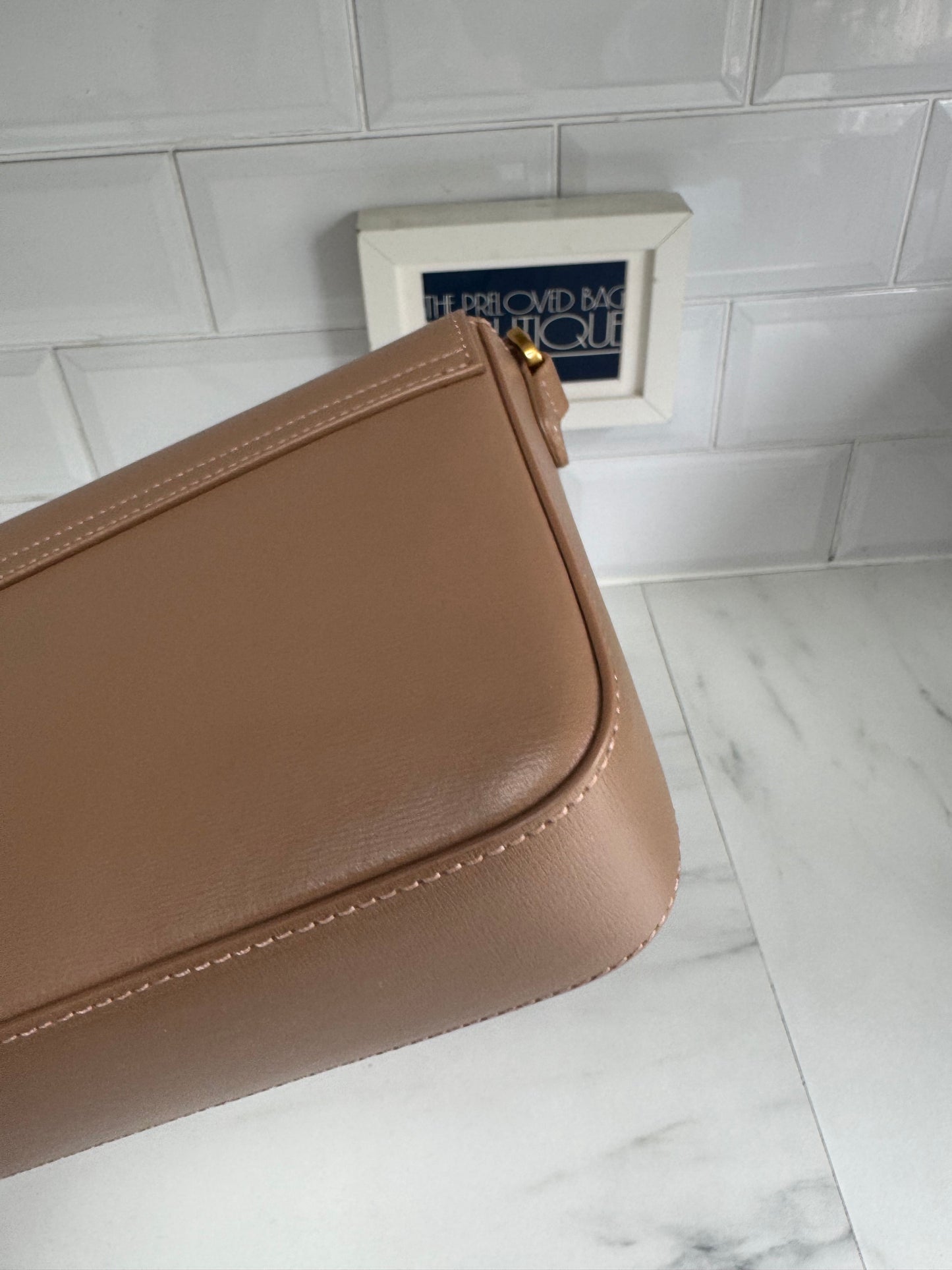 Ateliers Auguste Mini Monceau gold Edition - taupe box leather