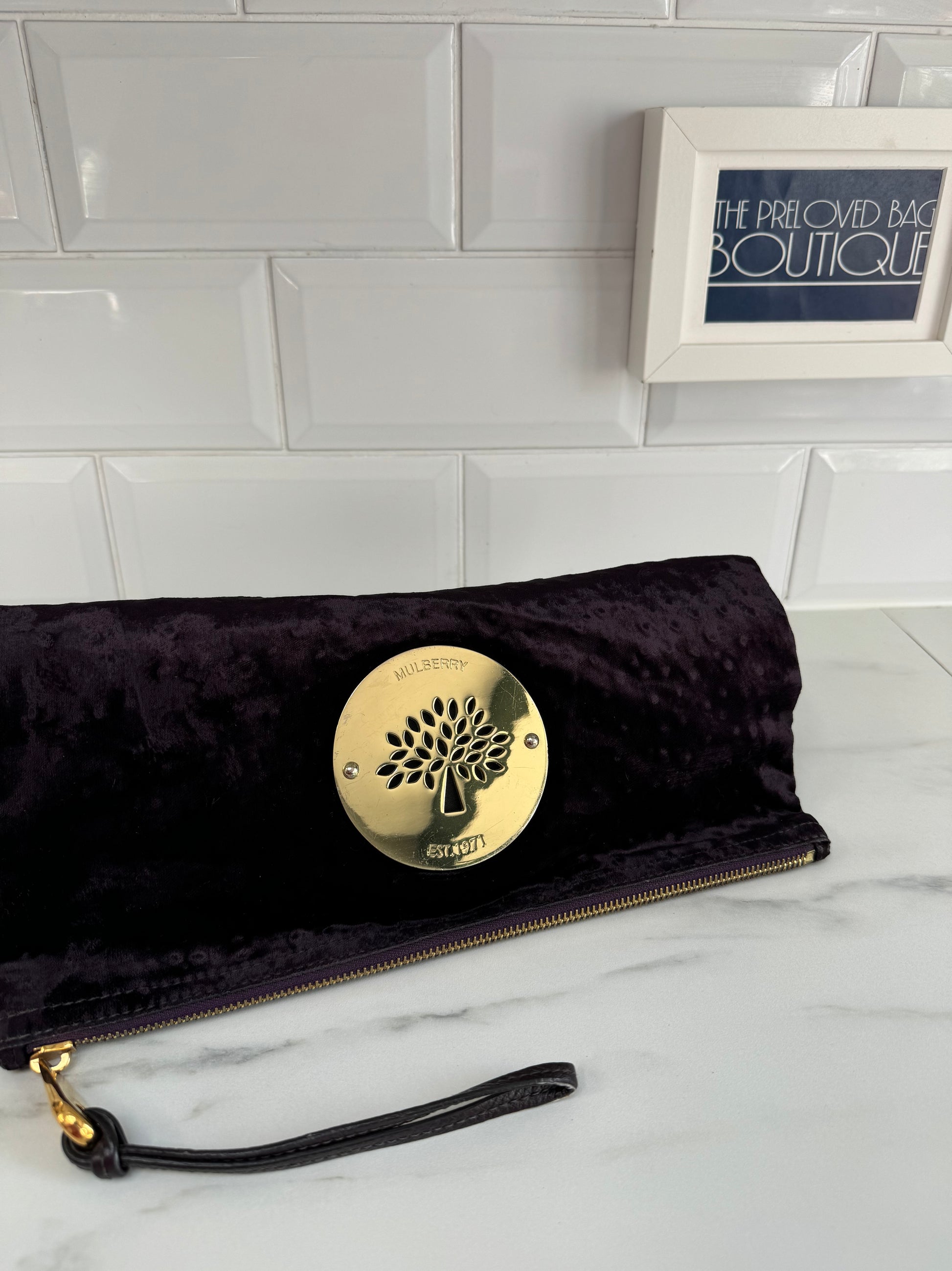 Mulberry Leather Clutch Mulberry Clutch Daria Mulberry Daria Purse Black Outlet