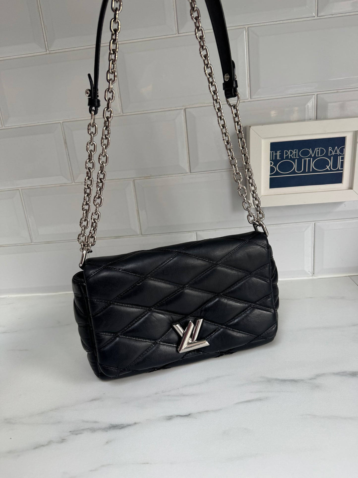 Louis Vuitton Go-14 Malletage PM Quilted Leather - Black
