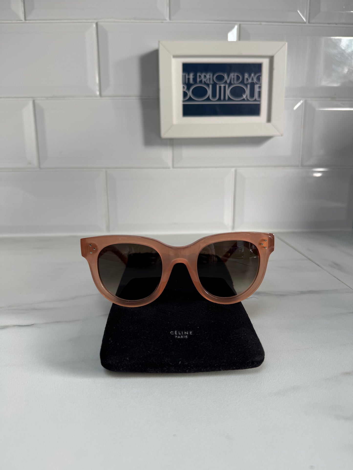 Celine Audrey Sunglasses - Pink