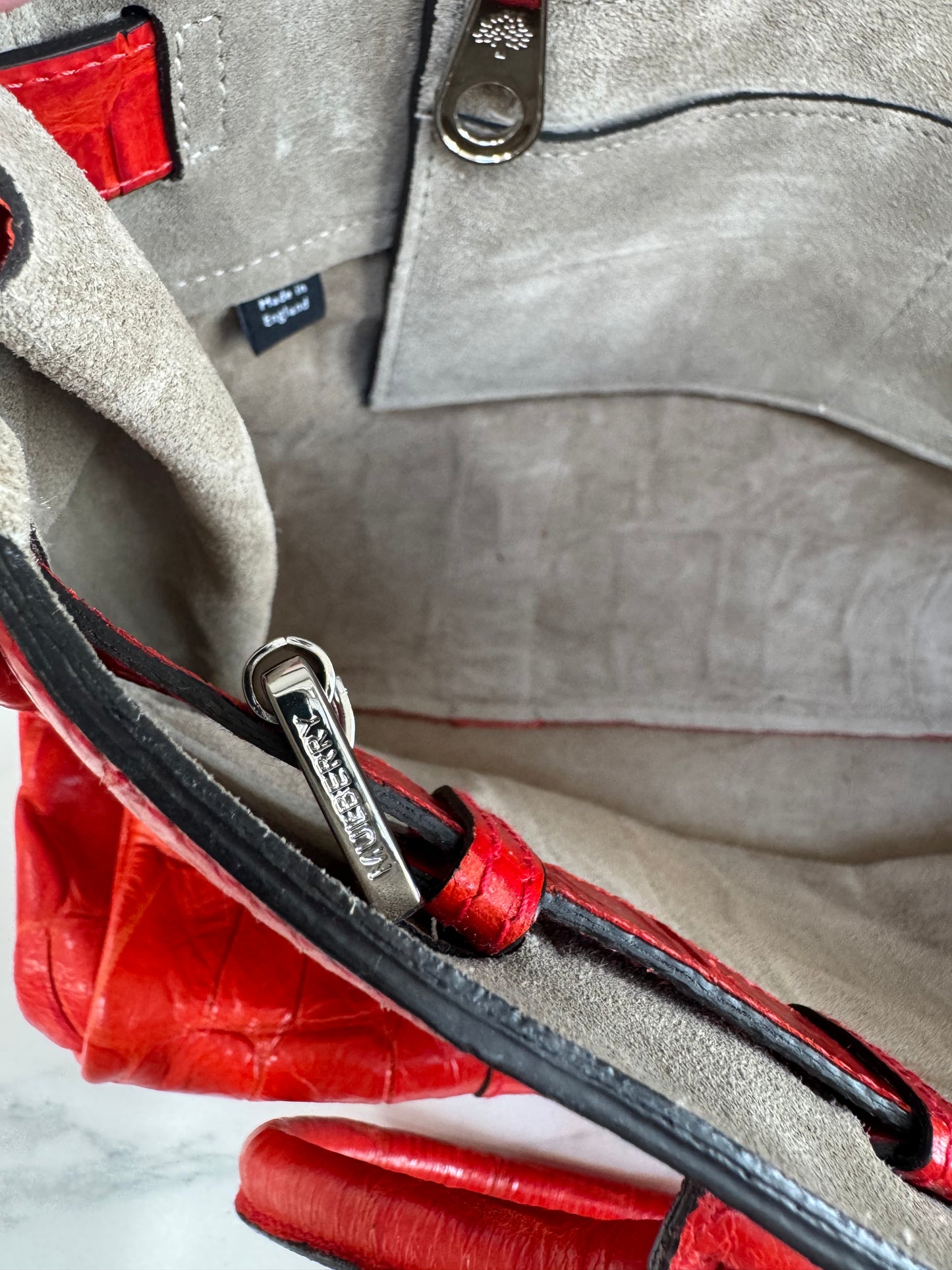 Mulberry Bayswater - Tomato Red Patent