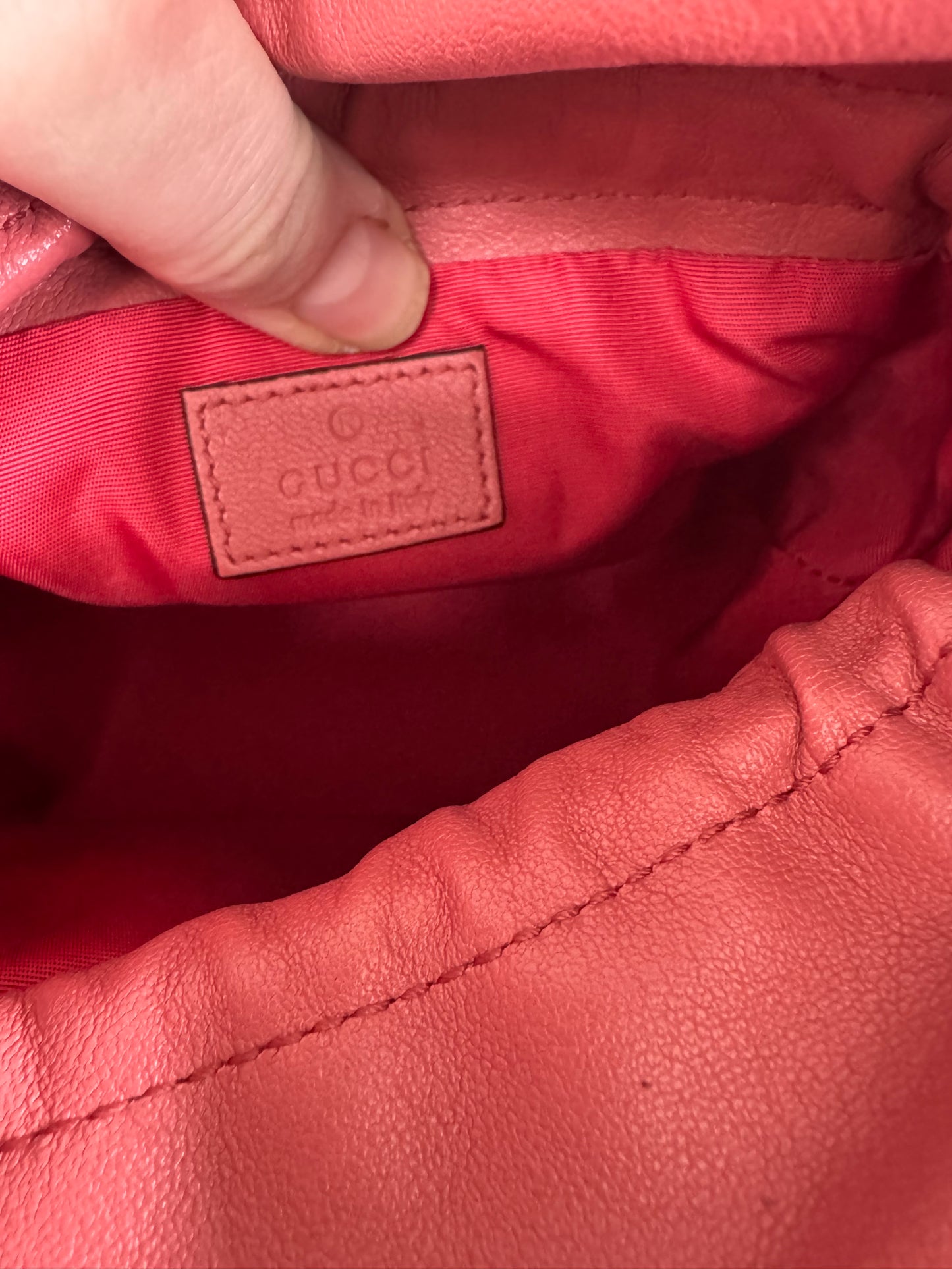 Gucci Blondie Mini Bucket Bag - Coral Pink
