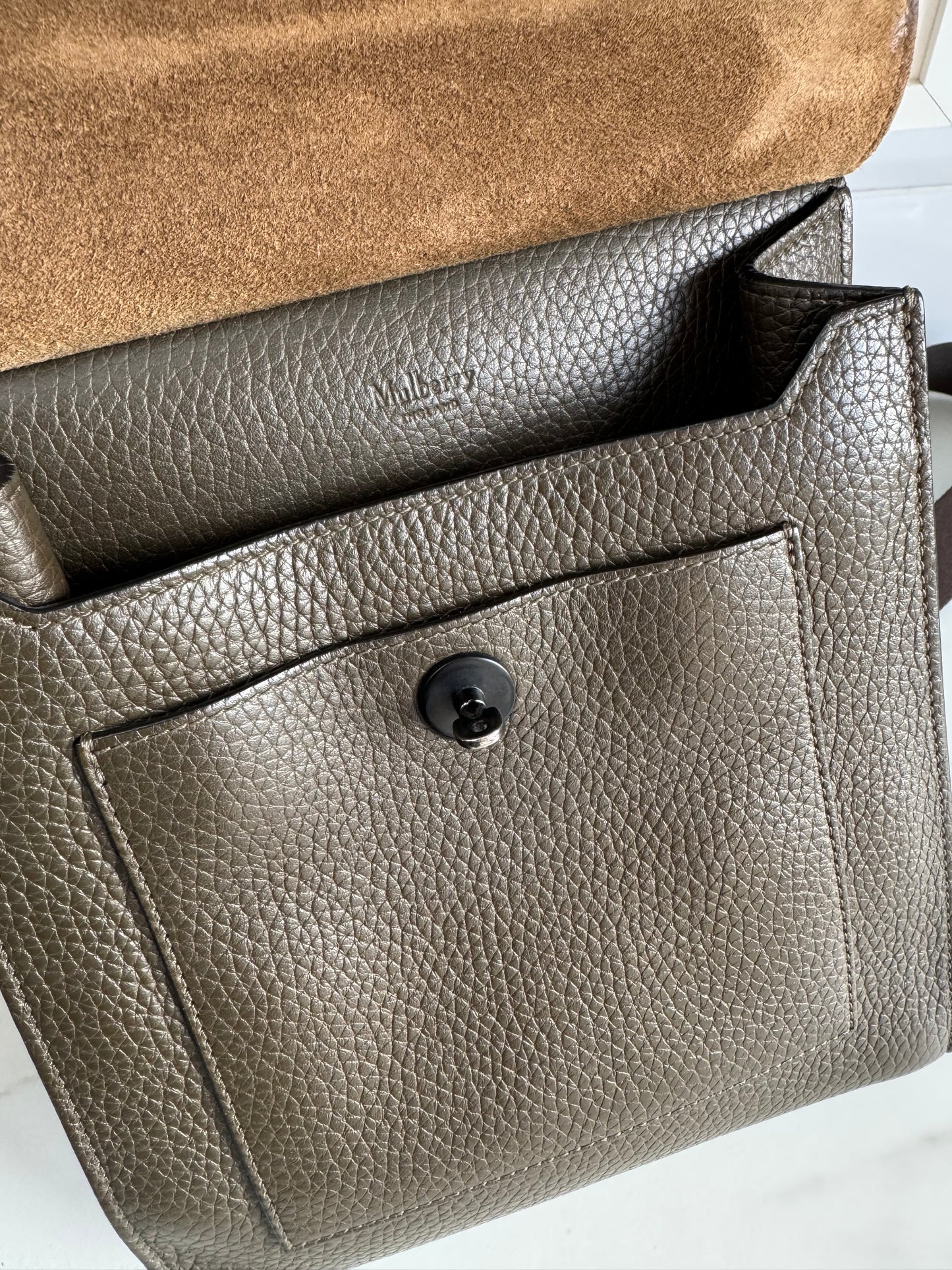 Mulberry Small Antony - Dark Palm