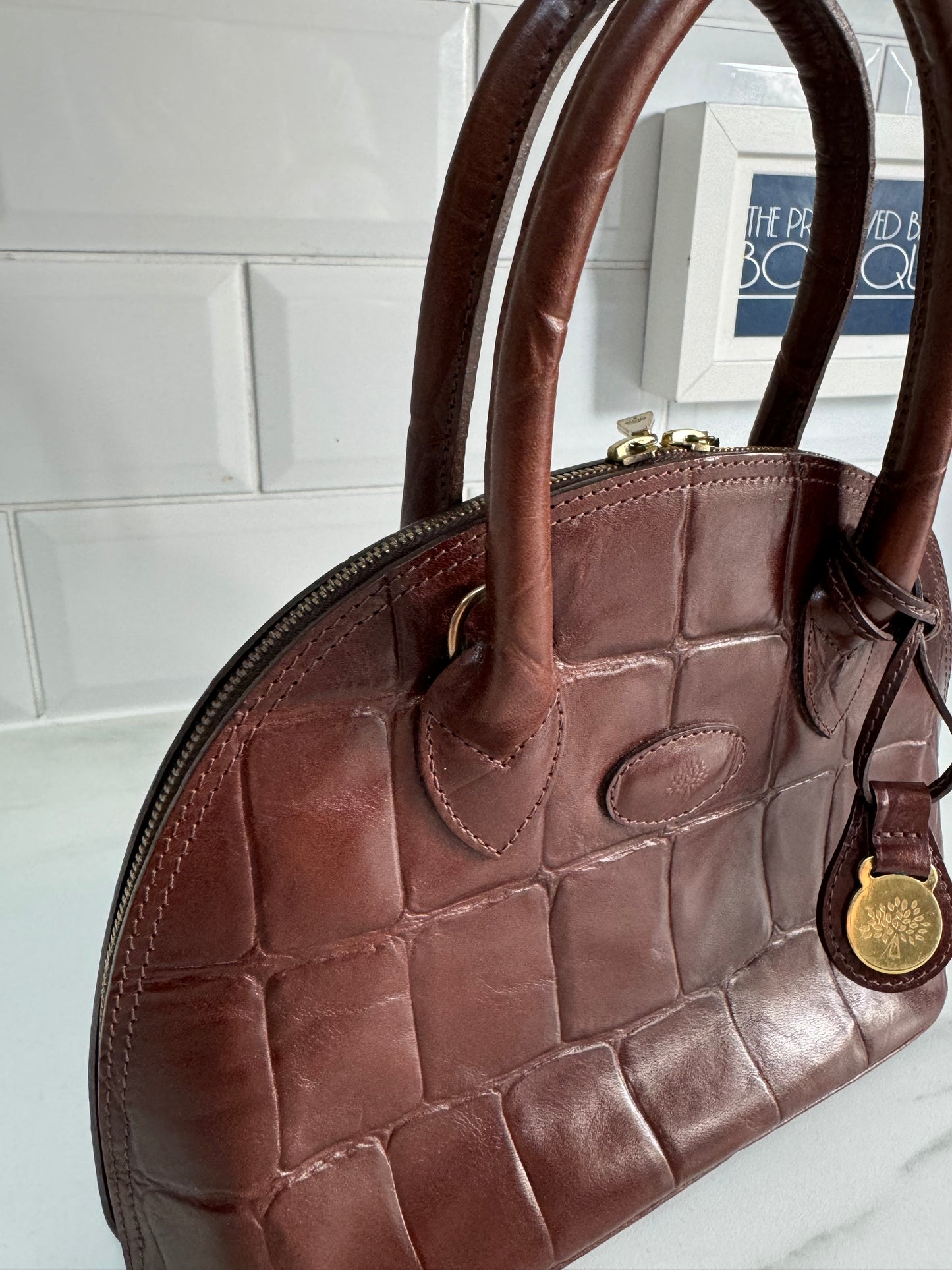 Mulberry Vintage Edbury - Chocolate Brown