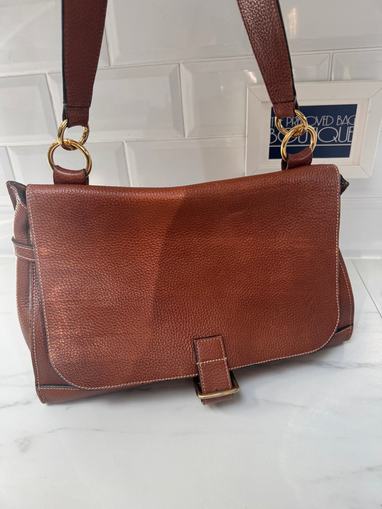 Mulberry Chiltern Satchel - Oak