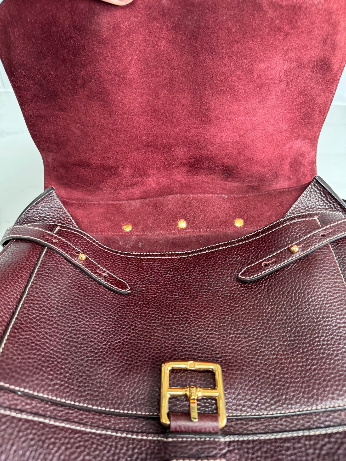 Mulberry Chiltern Satchel - Oxblood