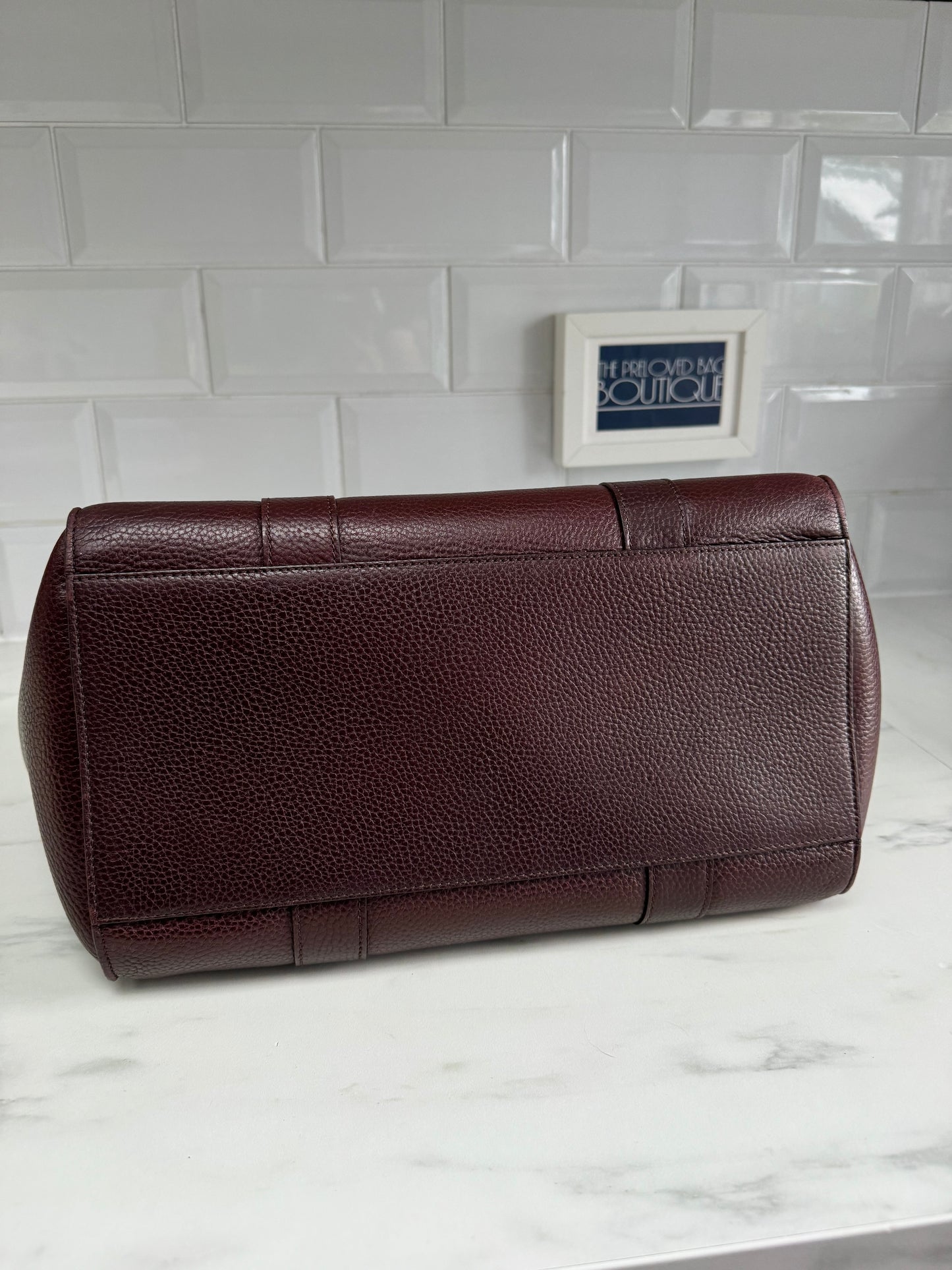 Mulberry Large Zipped Bayswater - Oxblood