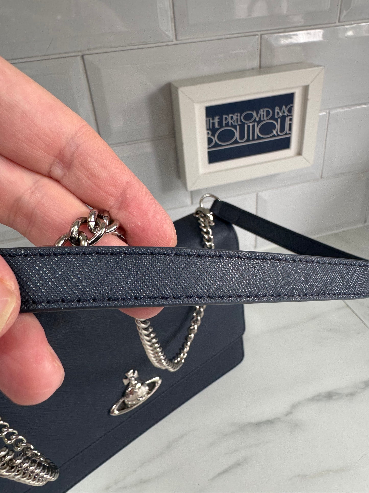Vivienne Westwood Flap Bag - Blue