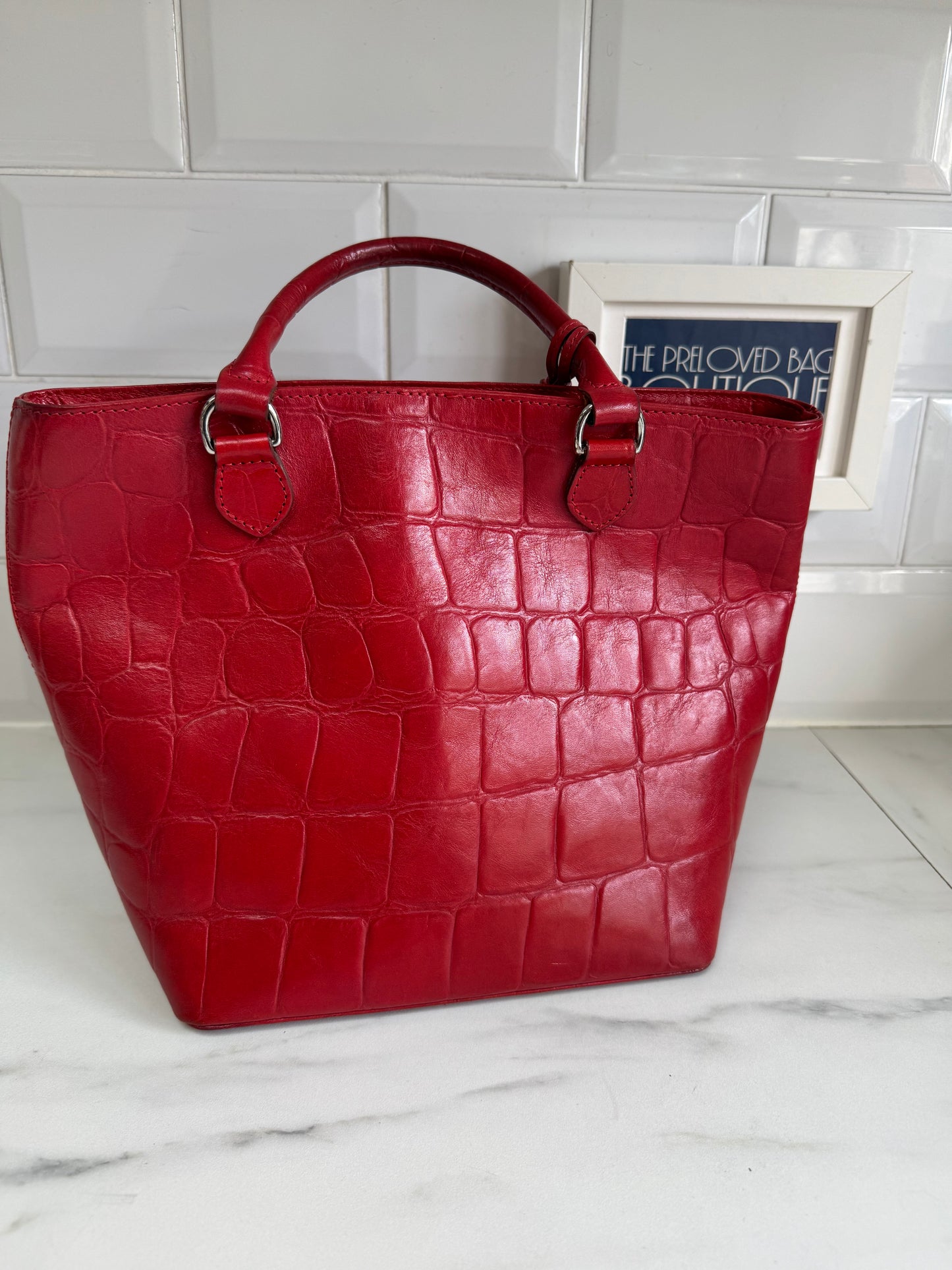 Mulberry Vintage Helier Tote Bag - Red