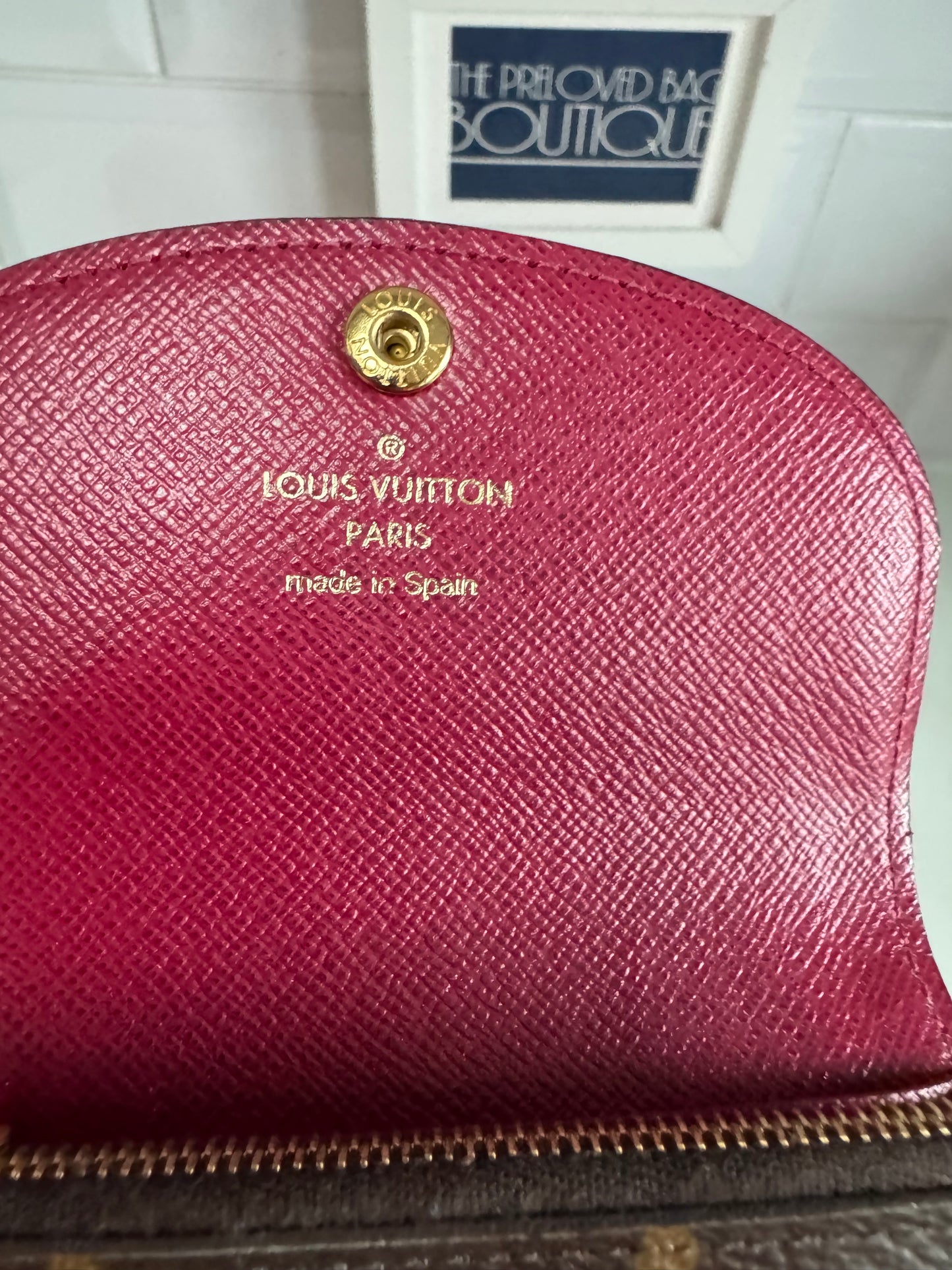 Louis  Vuitton Rosalie Coin Purse - Monogram Brown and Pink