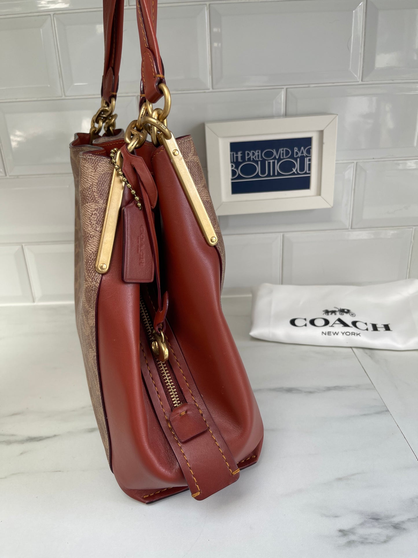 Coach Monogram Dalton Hobo