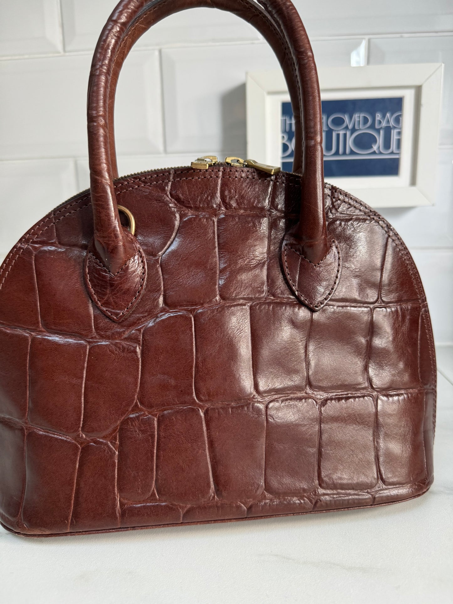 Mulberry Vintage Edbury - Chocolate Brown