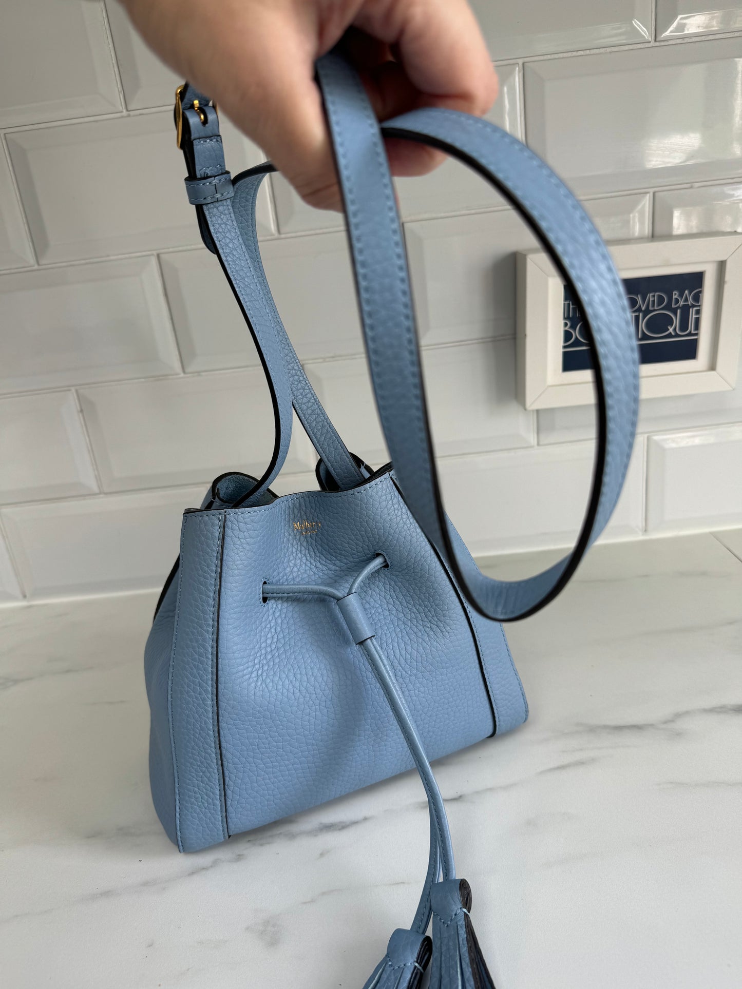 Mulberry Mini Millie - Pale Slate