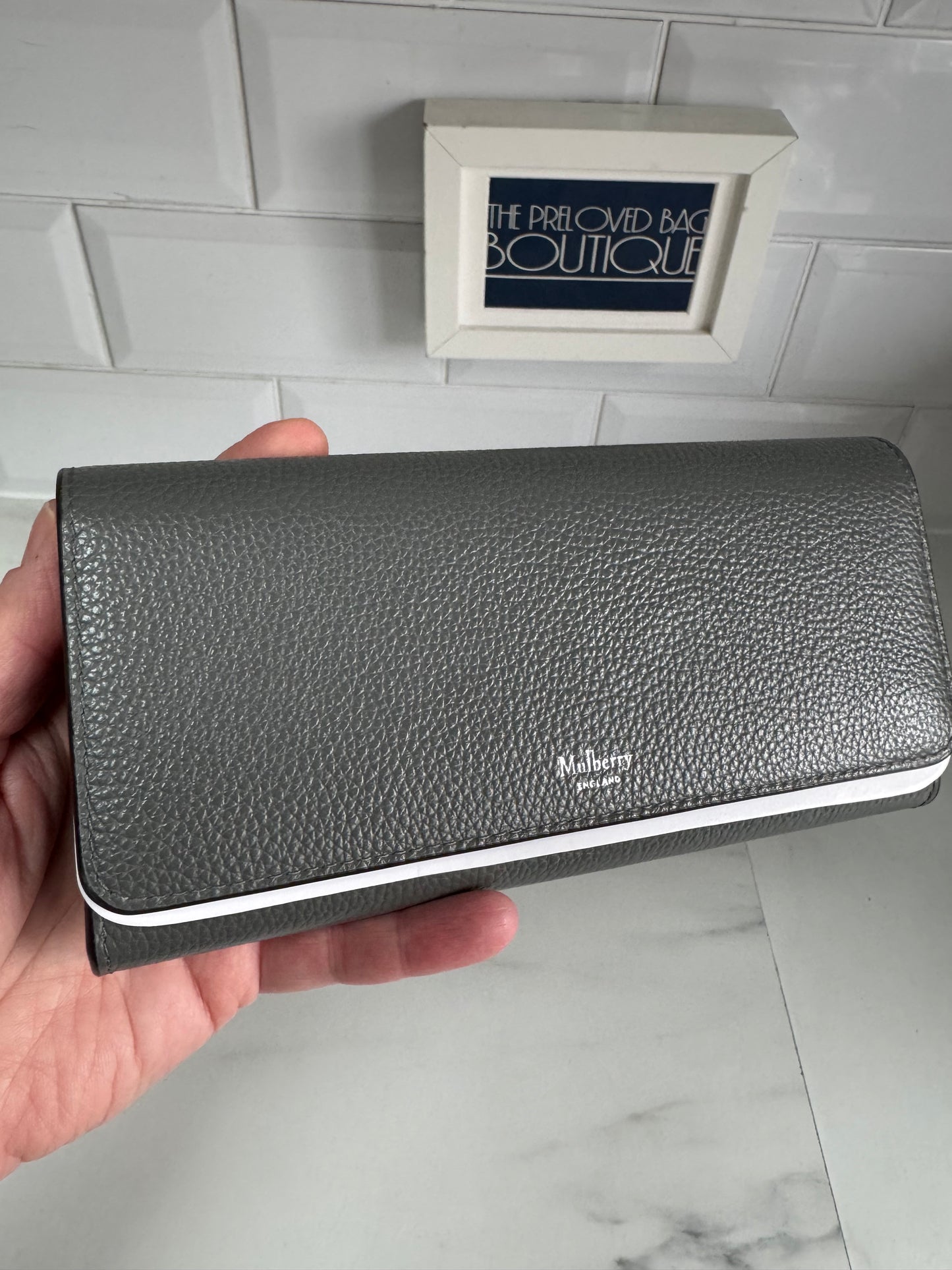 Mulberry Continental Wallet - Charcoal Grey