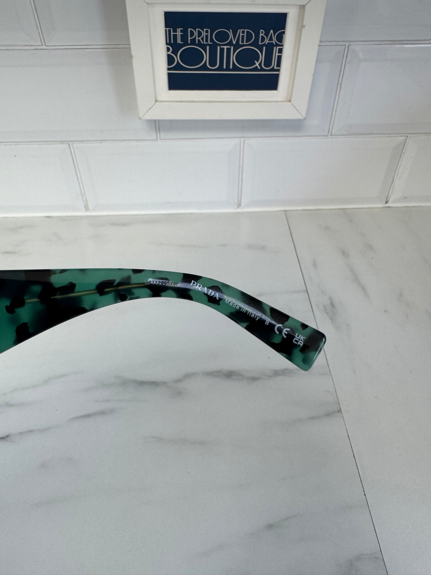 Prada PR23YS Sunglasses - Black and Green