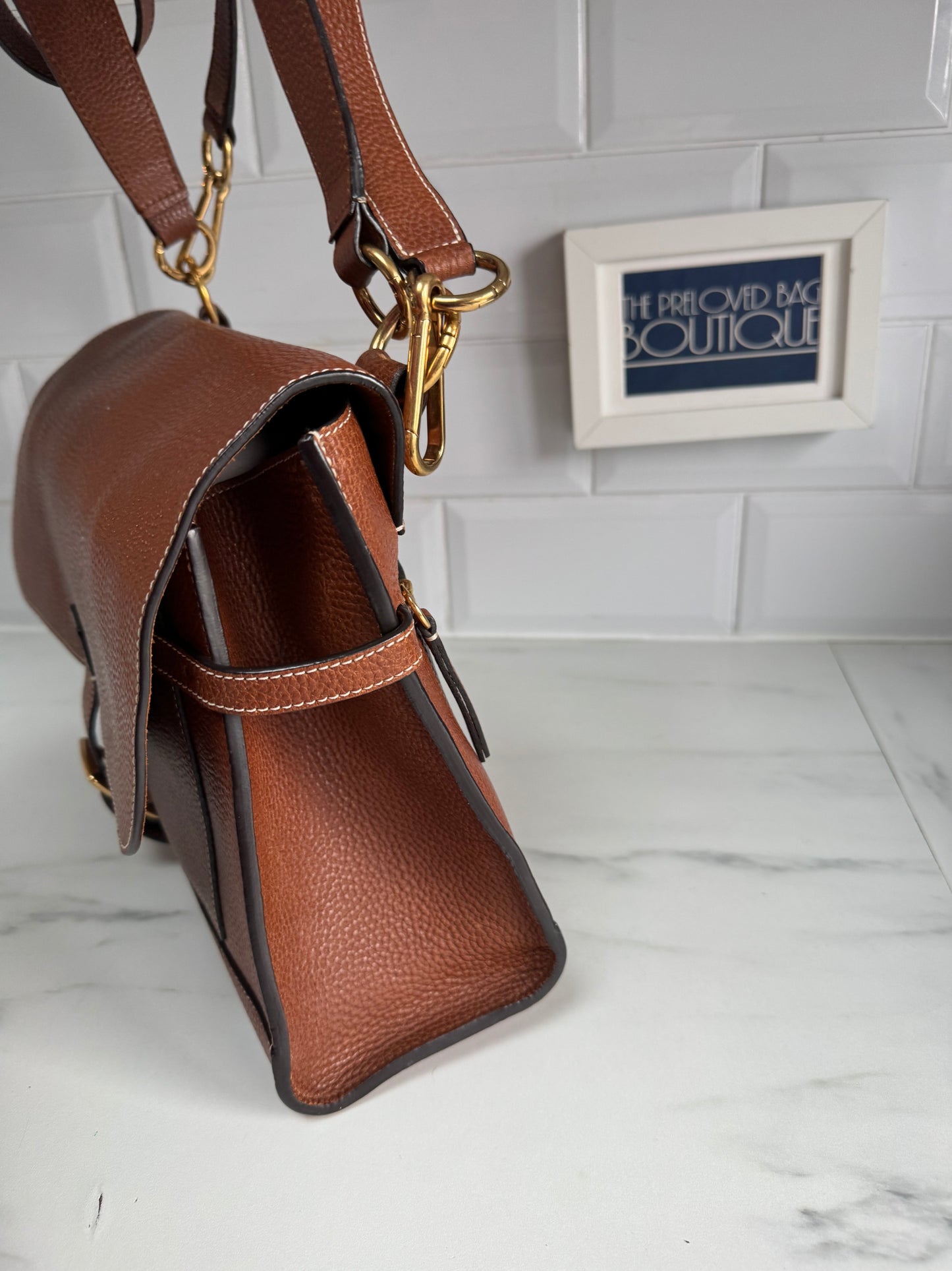 Mulberry Chiltern Satchel - Oak