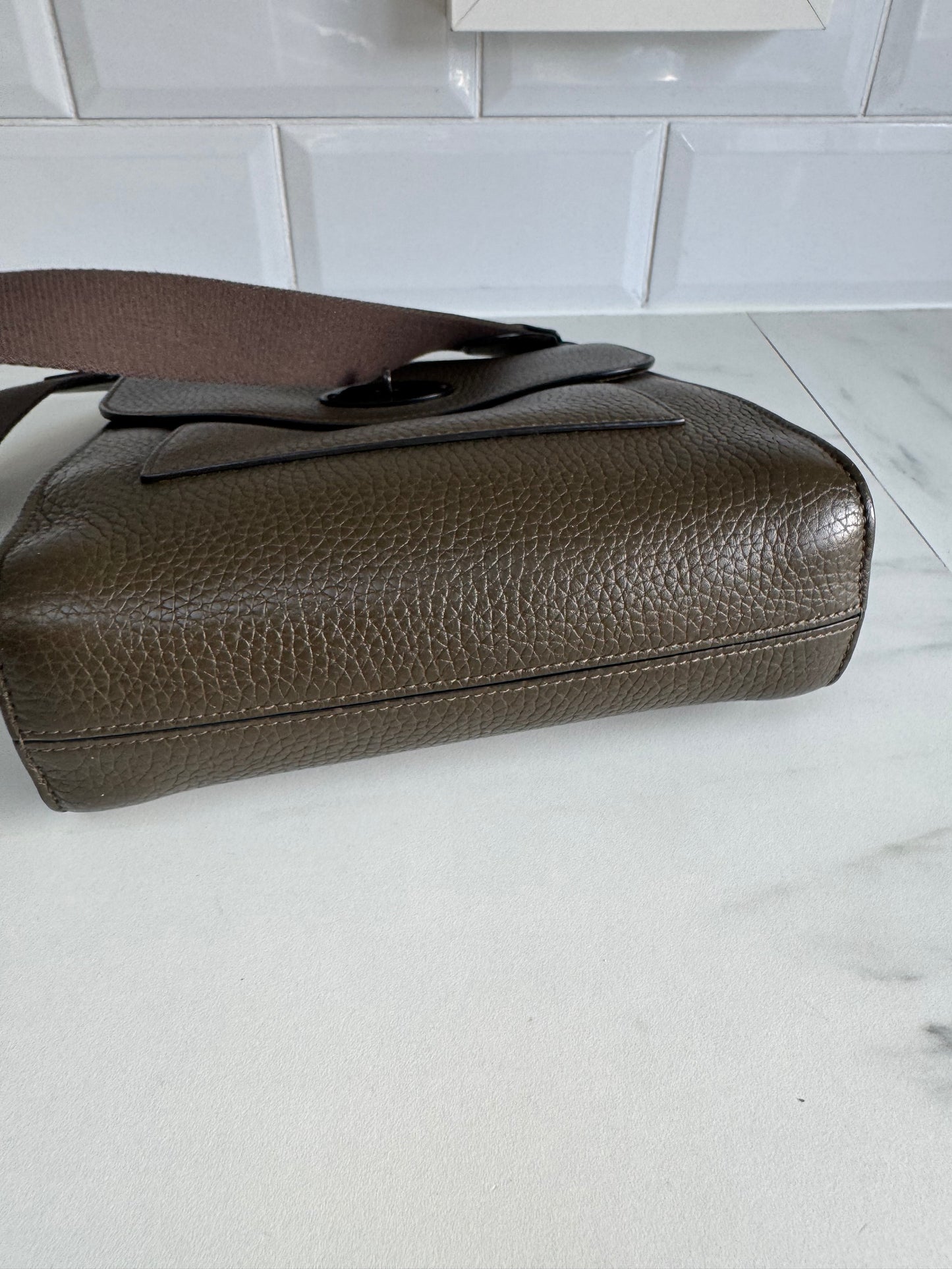 Mulberry Small Antony - Dark Palm