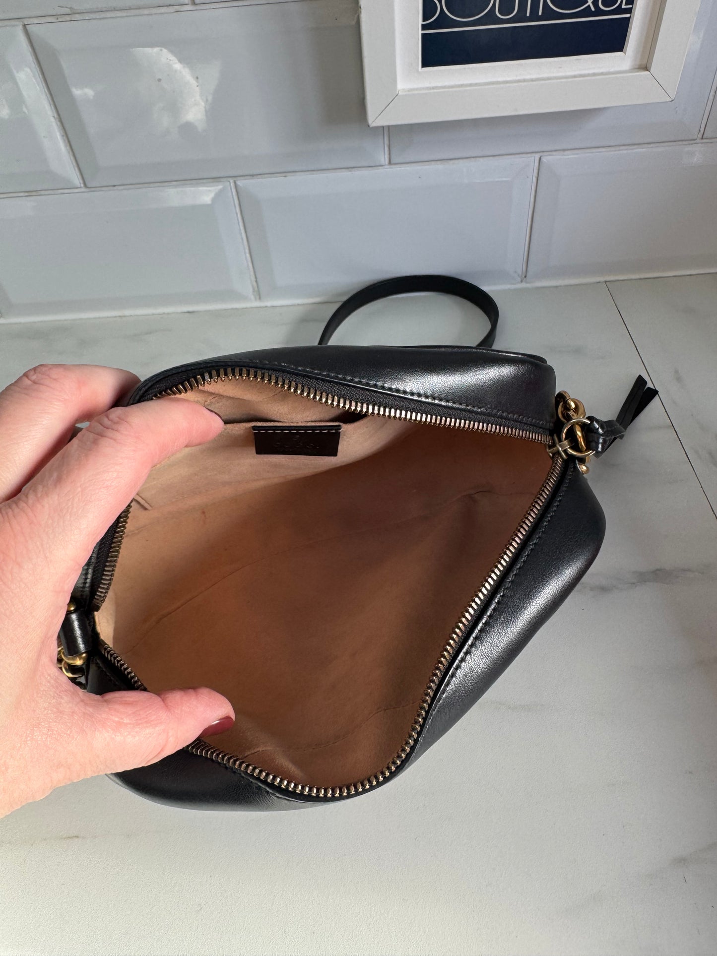 Gucci Marmont Small Shoulder Bag - Black