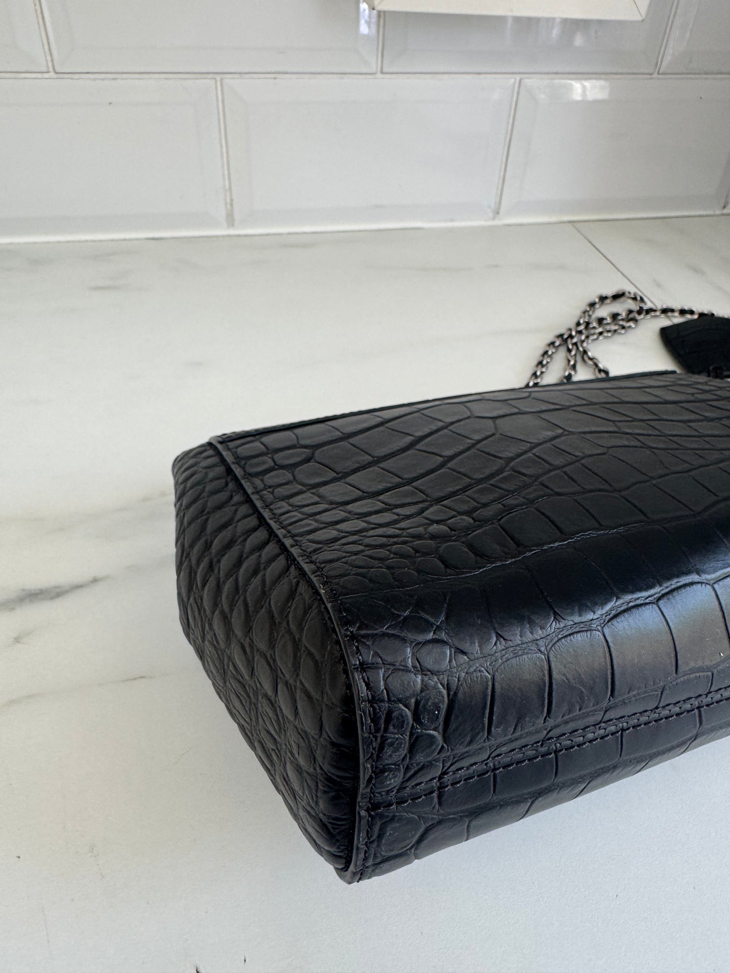 Mulberry Regular Lily -Black Croc