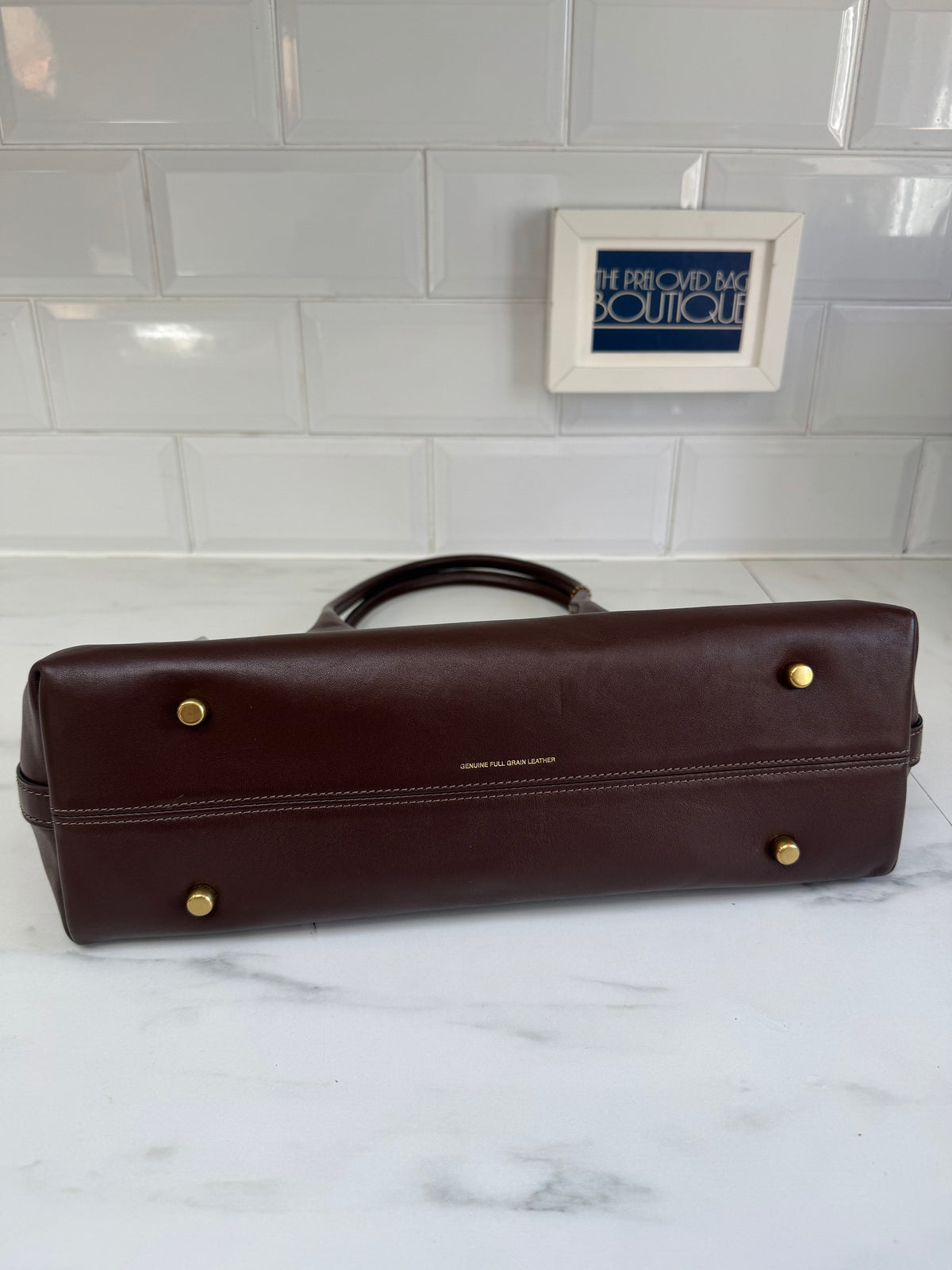 Coach Empire Carryall 34- Chocolate Brown