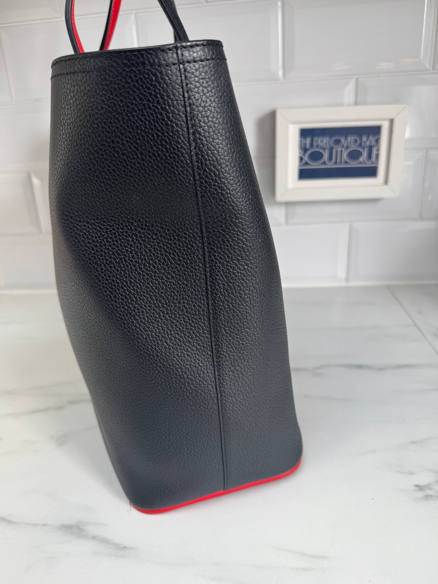 Christian Louboutin Cabata Tote - Black and Red