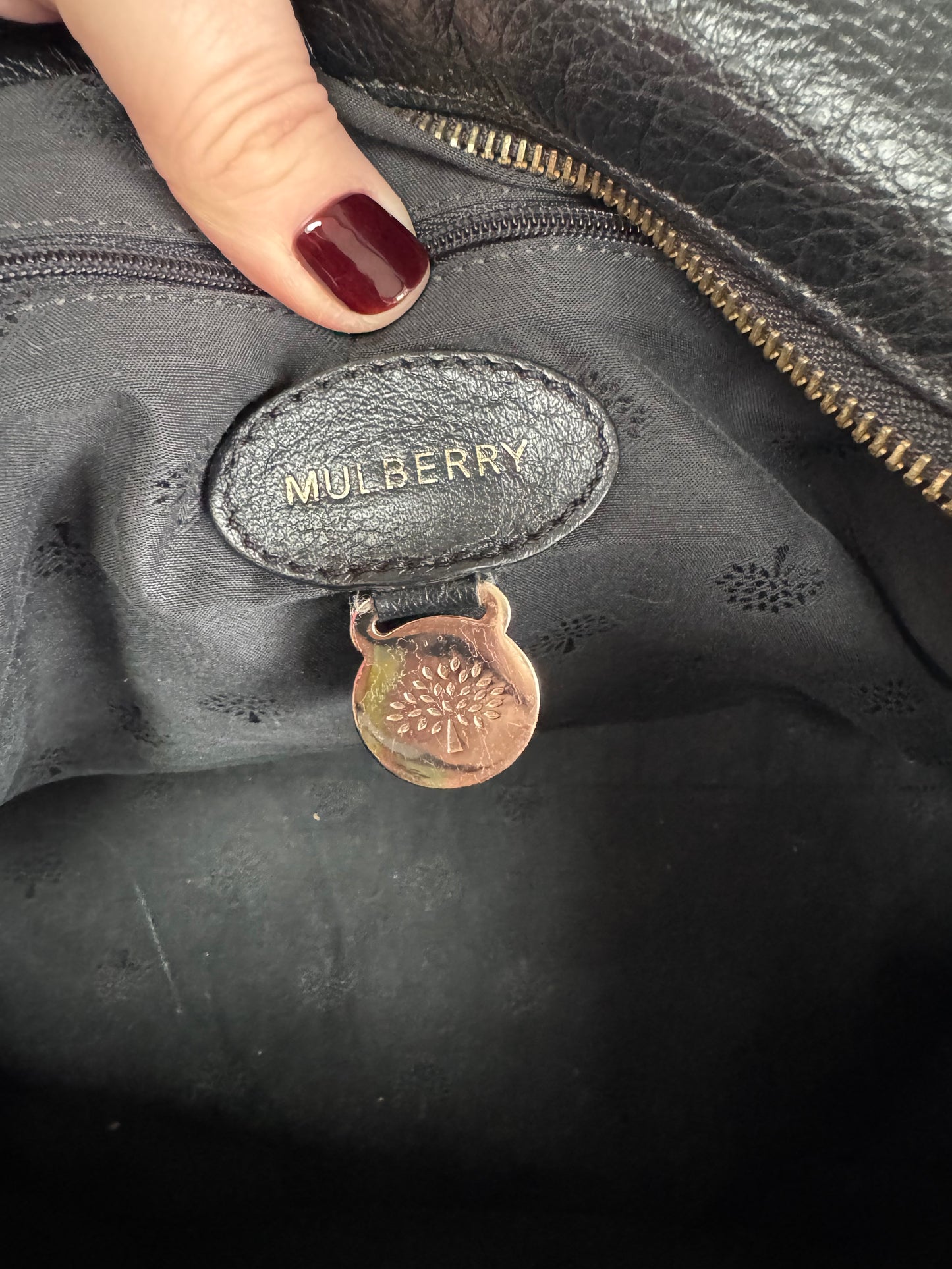 Mulberry Large Del Rey - Black