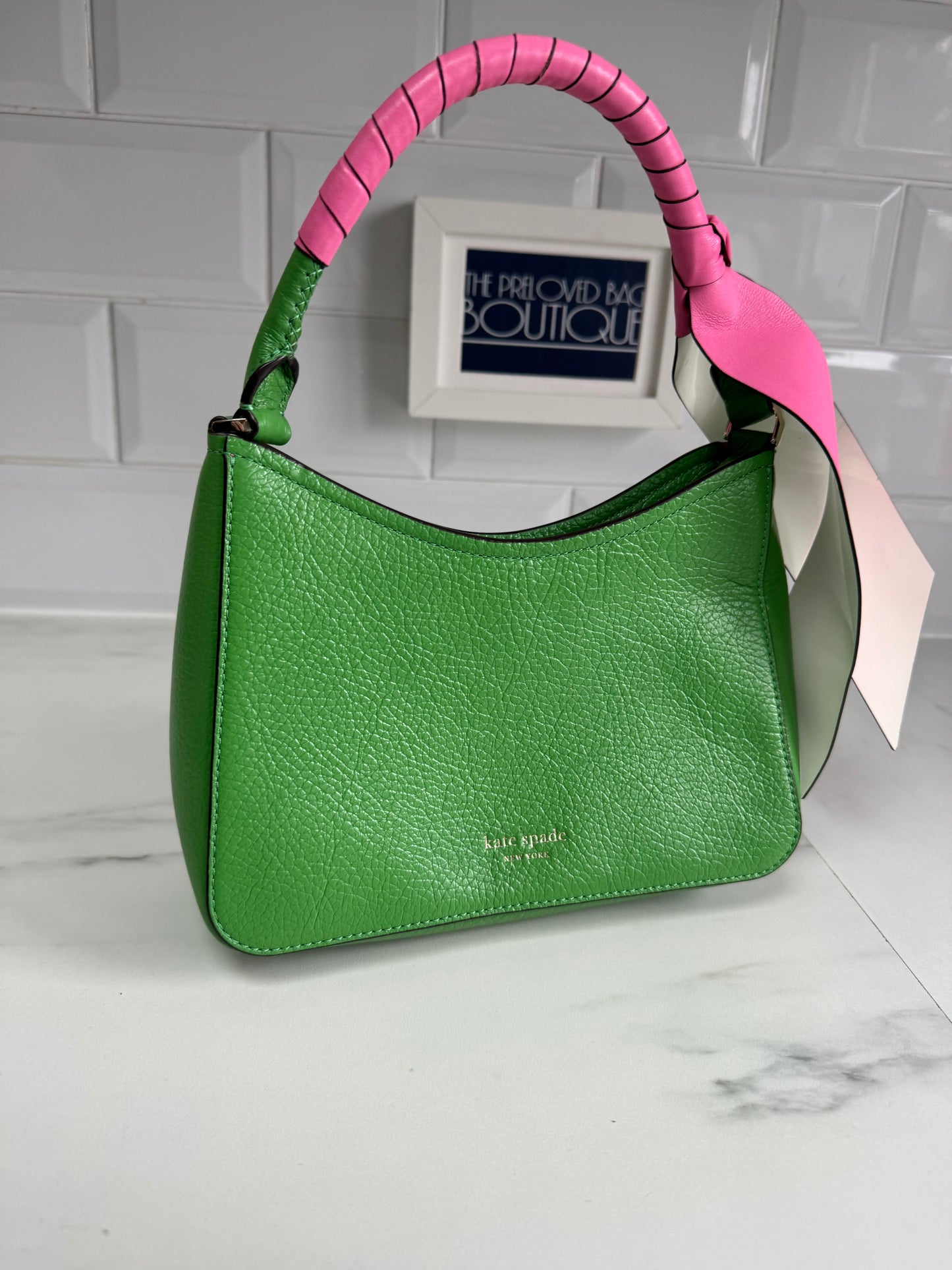 Kate Spade Dolly Small Sweet Pea Shoulder Bag - Green & Pink