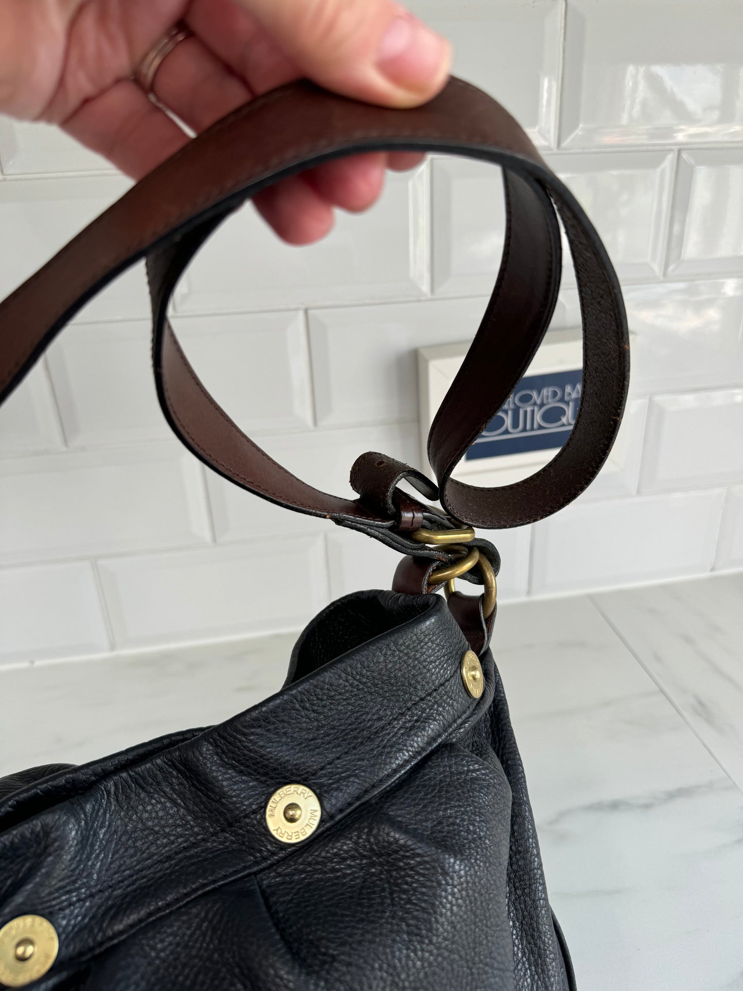 Mulberry Mitzy Messenger - Black