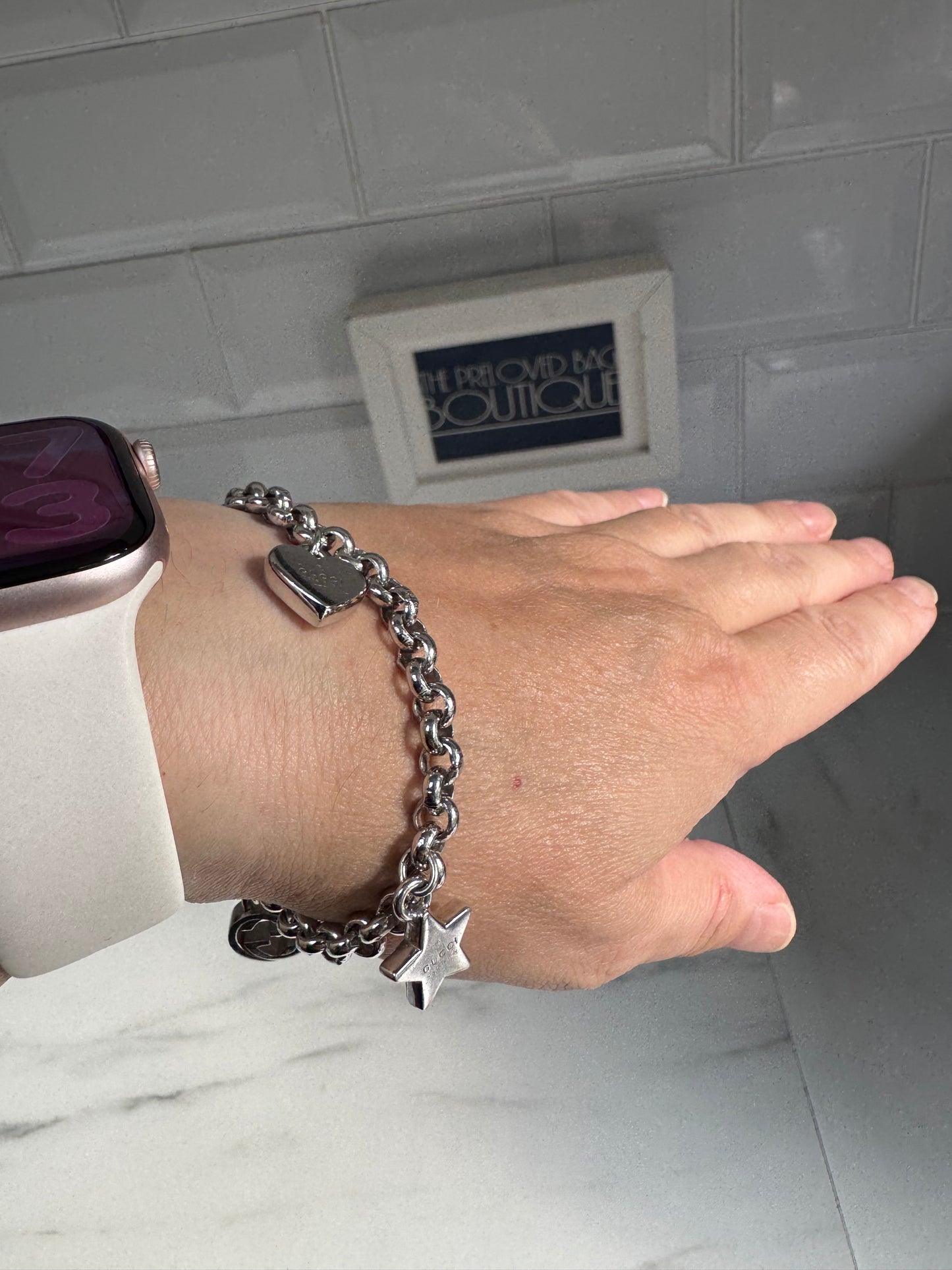 Gucci Charm Bracelet - Silver
