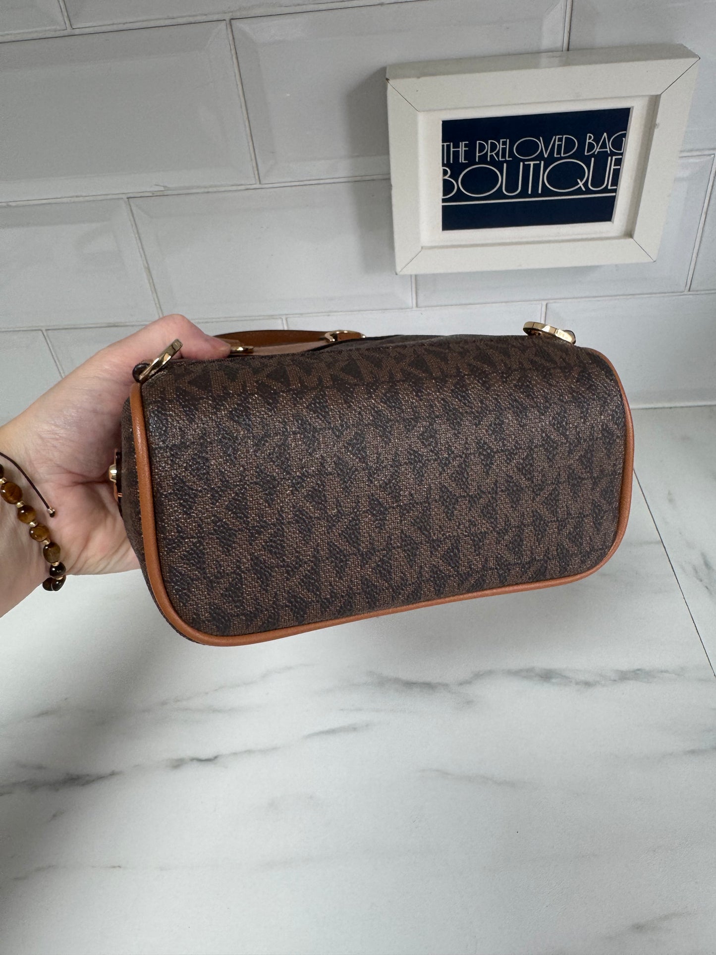 Michael Kors Rhea Mini Backpack - Brown