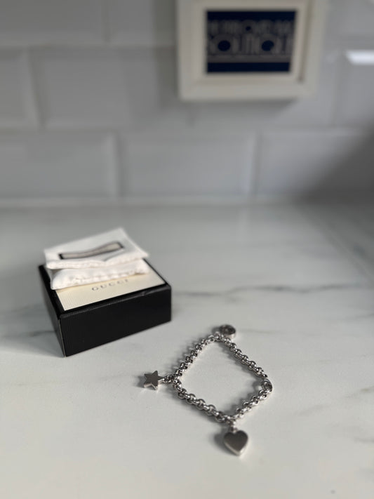 Gucci Charm Bracelet - Silver
