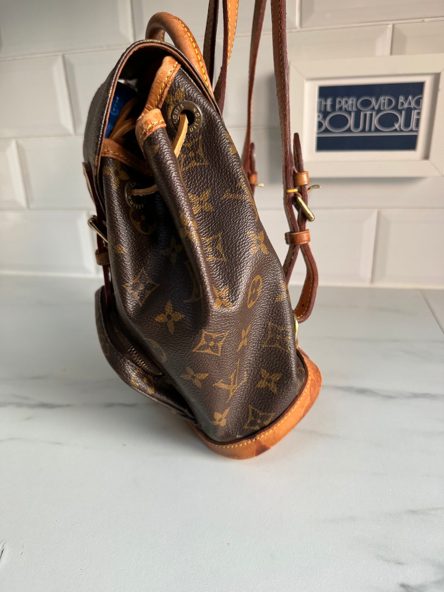 Louis Vuitton Vintage Montsouris Mini Backpack - Monogram