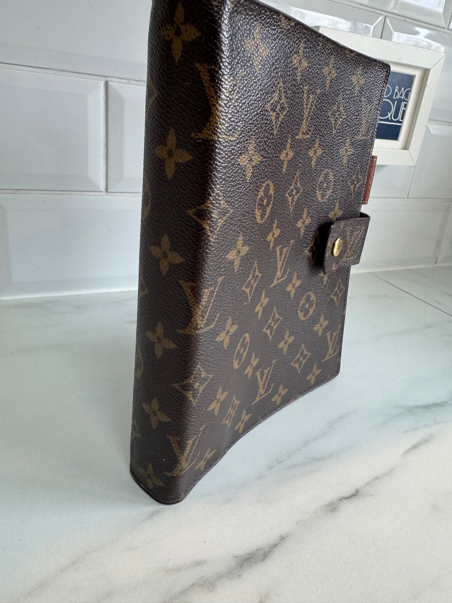 Louis Vuitton Large Ring Agenda Cover - Monogram Brown