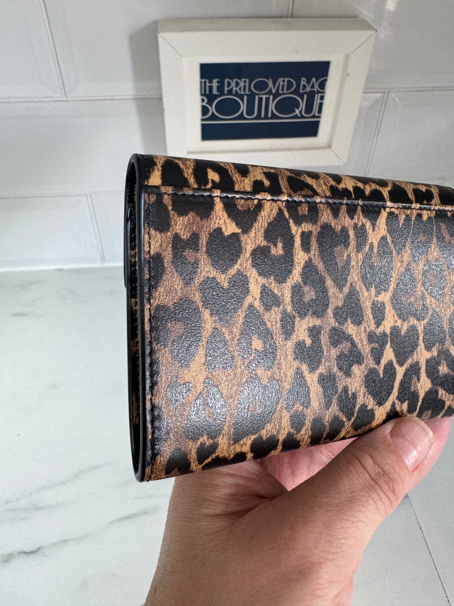Saint Laurent (YSL) Card Holder - Animal Print